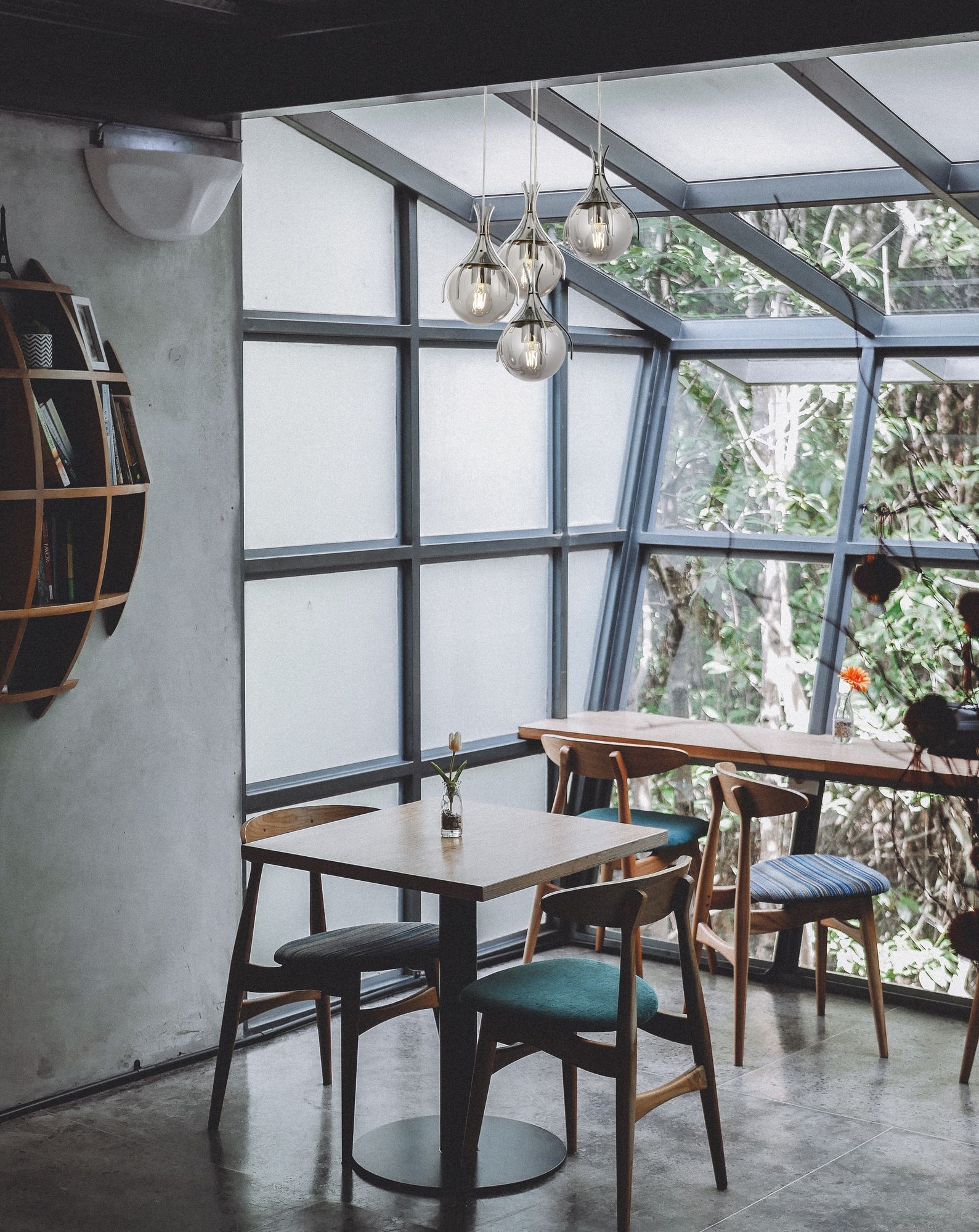 Opviq Luster AV-1766-4KT, 40 cm, 100 cm 4xE27, IP20