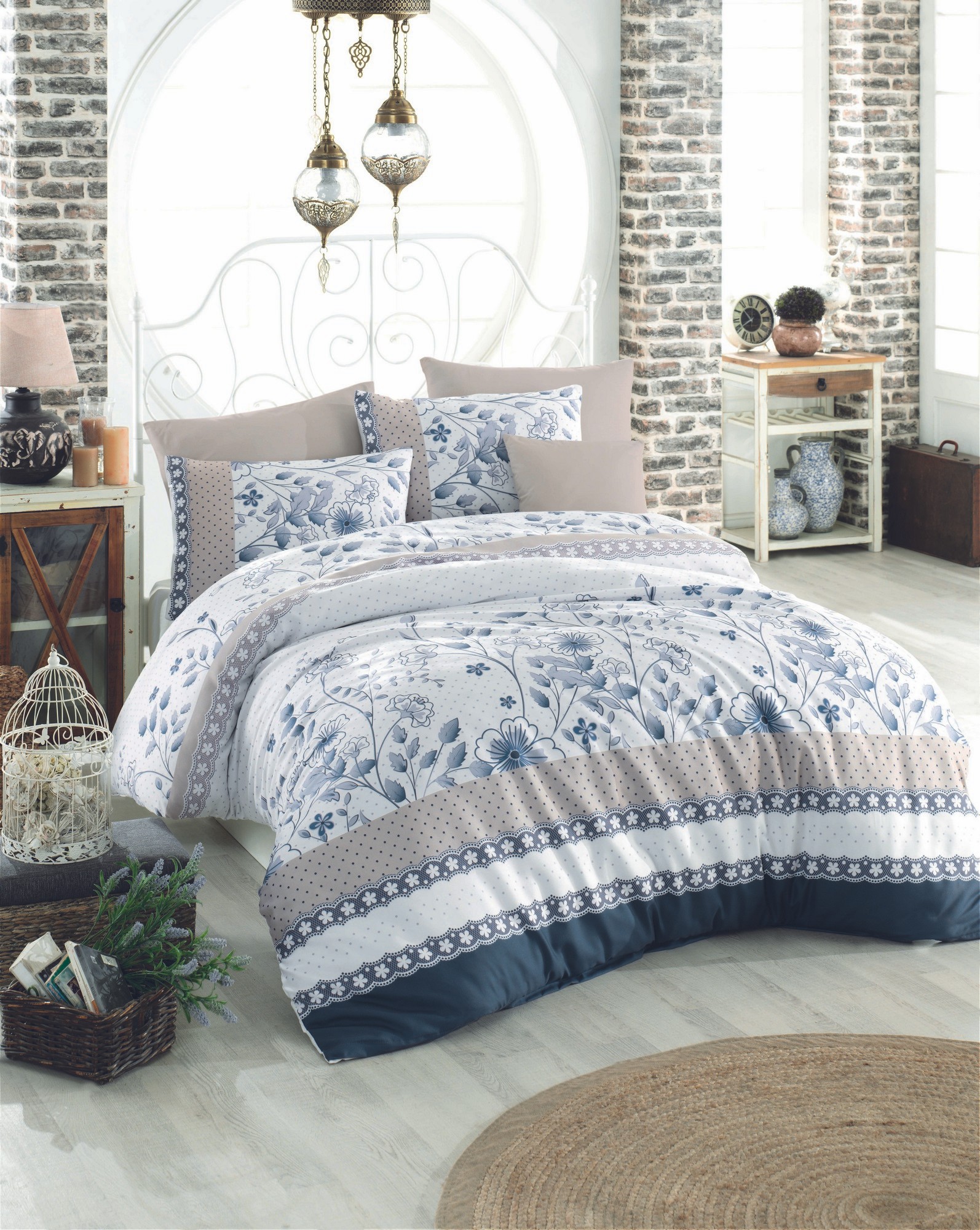 L'essentiel Maison set posteljine Sudenaz, 200x220 cm, šareno