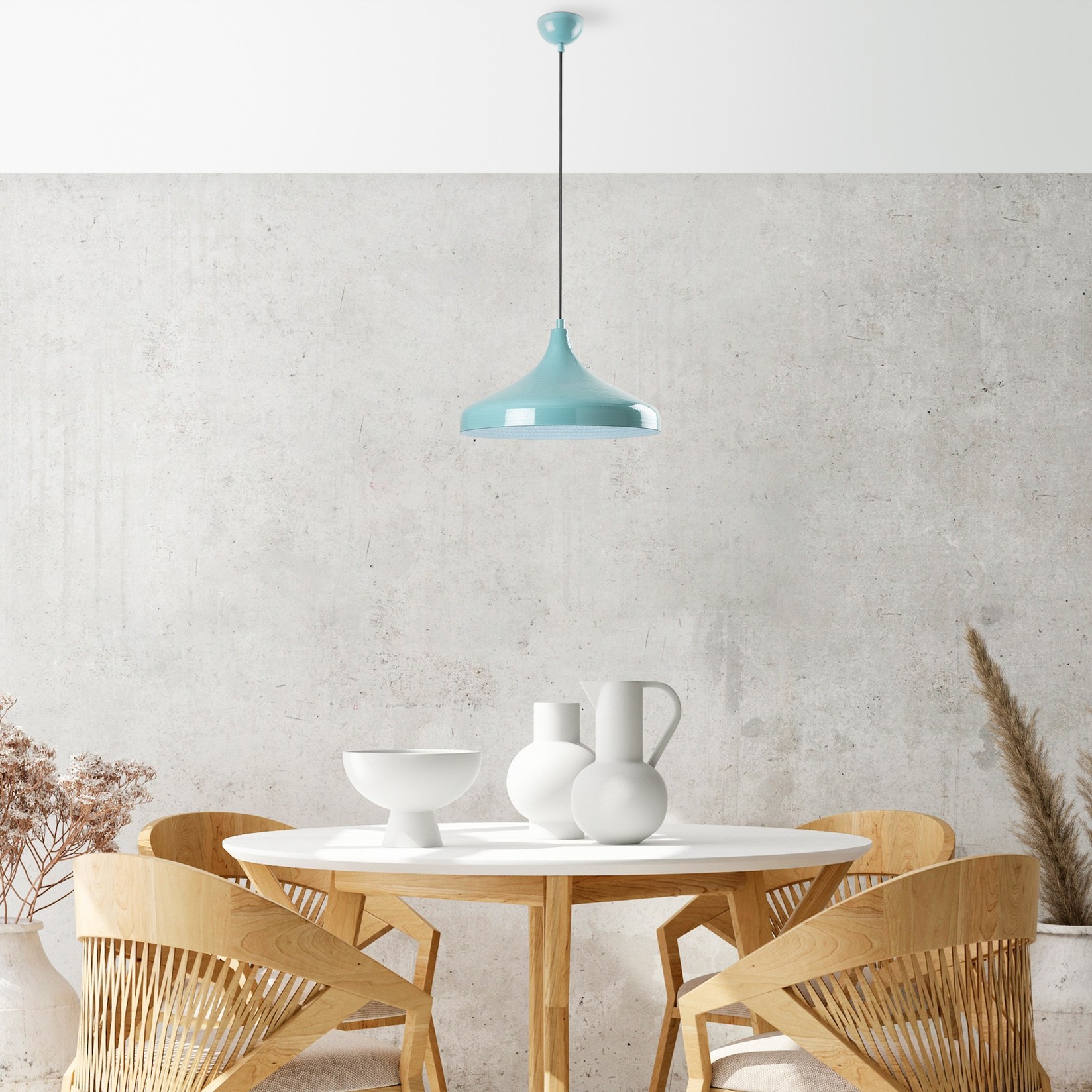 Opviq Luster tetovaža, 22-118 cm, O36 cm, tirkizna