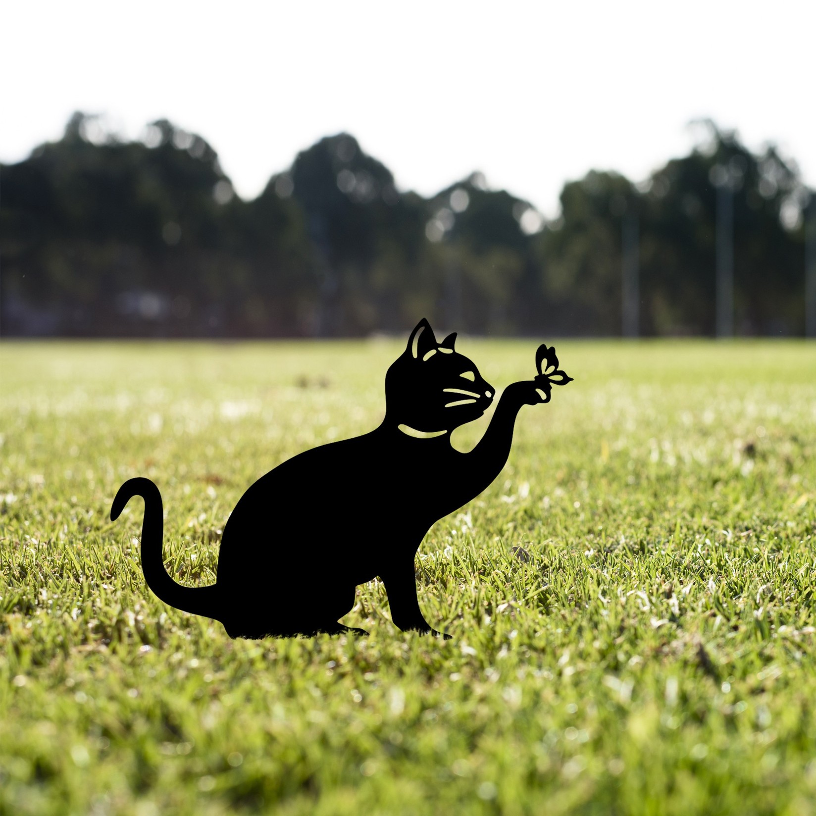 Aberto Design Dekorativna figura Mačka 03, 36x31 cm, 1,5 mm