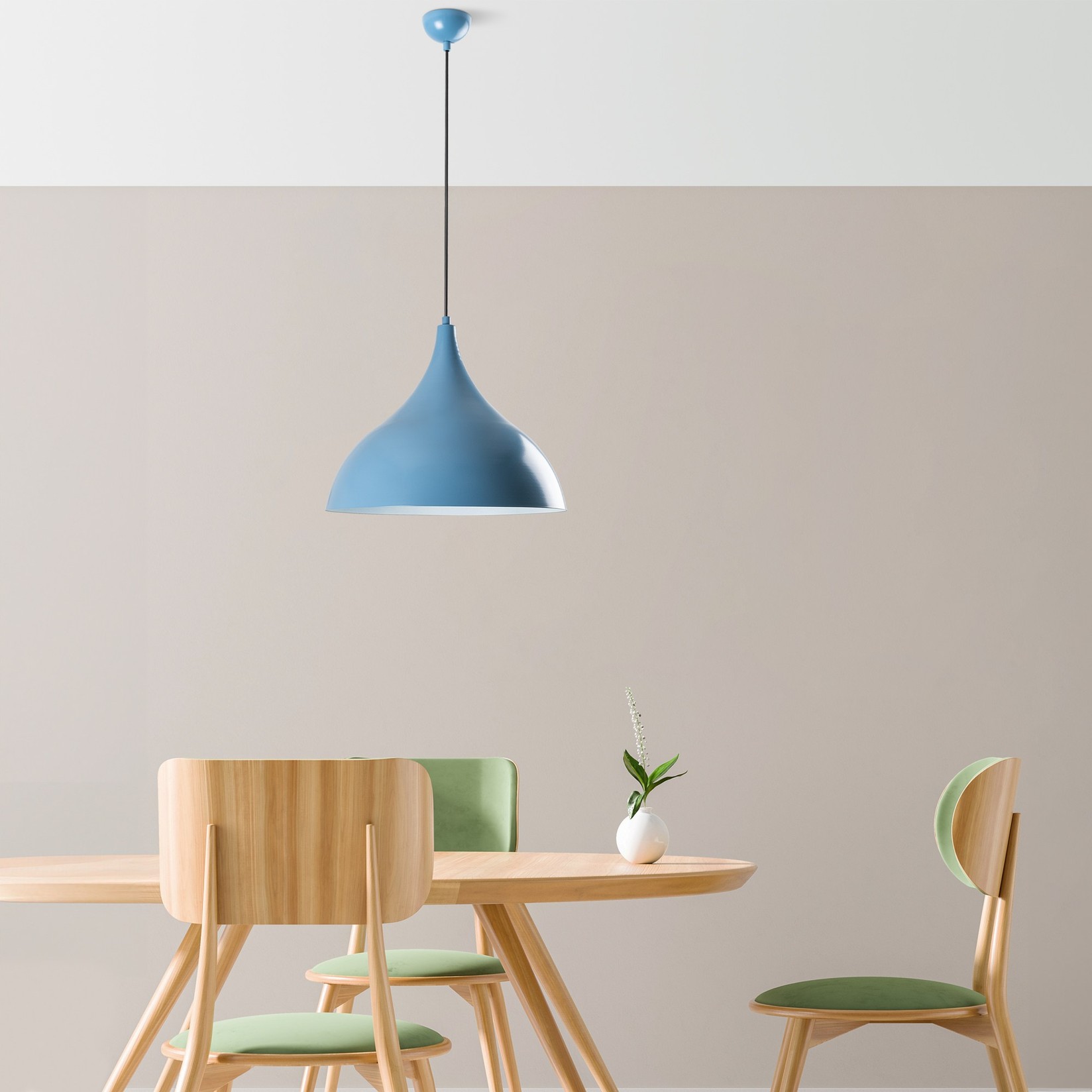 Opviq luster Bitlisim, 42-133cm, O41 cm, plavi