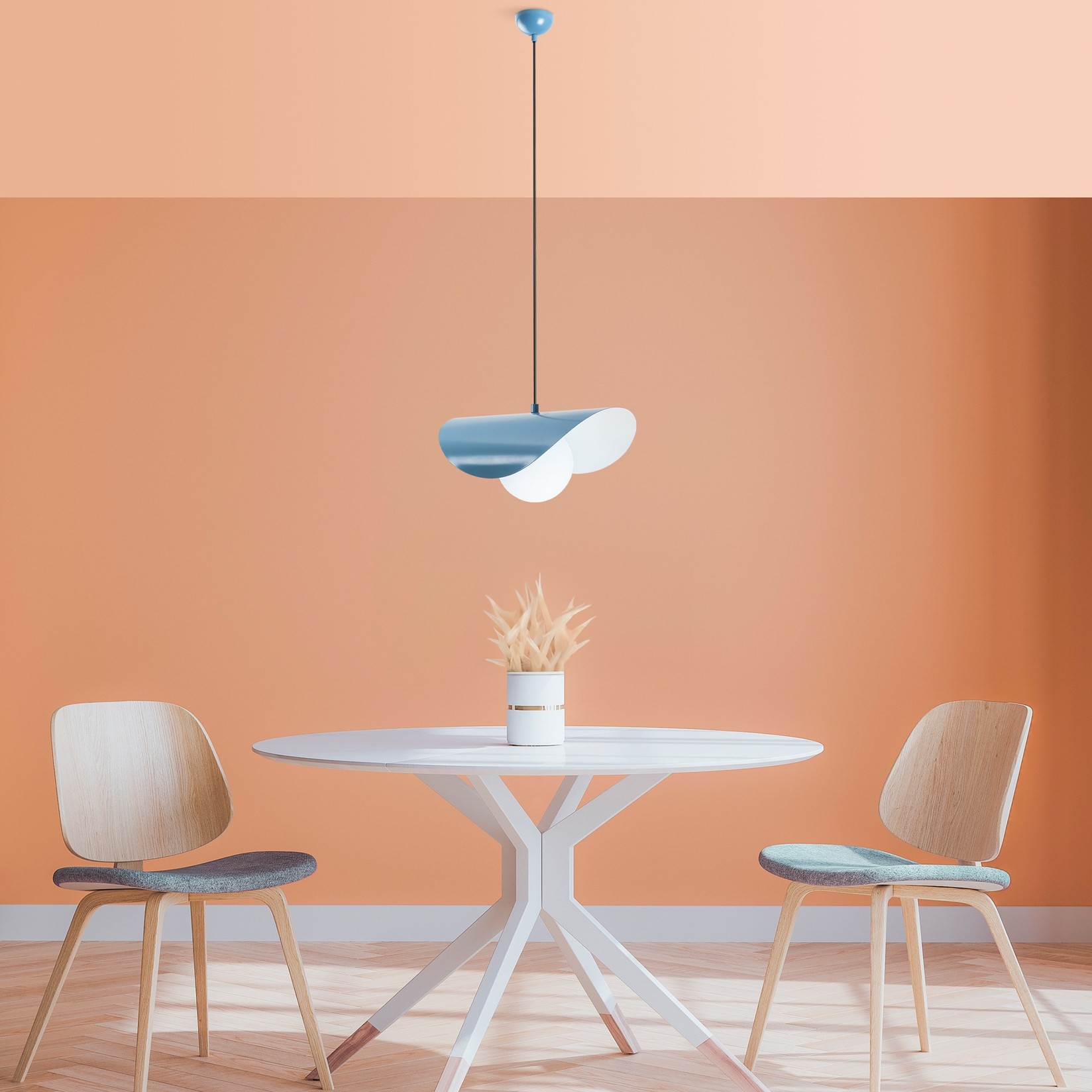 Opviq Luster Vatoz-Nus-2866, 25-112cm, O10 ploča, E27, plava