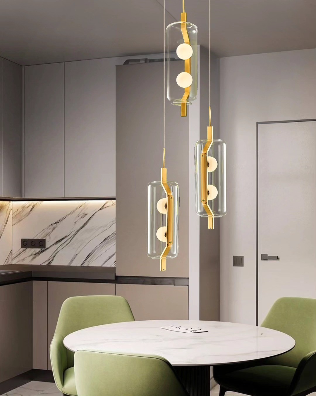 Opviq Luster 3436-3A-03, 120cm, 33 cm, 6x1.5W G4 LED