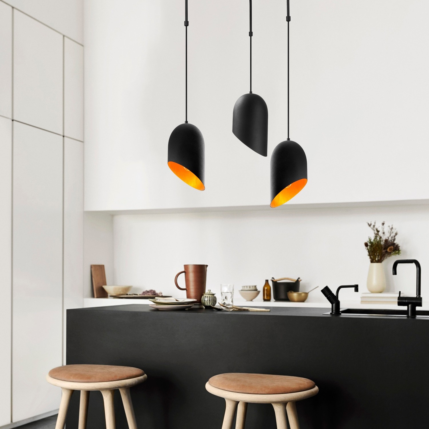 Opviq Luster Kesik-6176, 52 cm, 3xE27