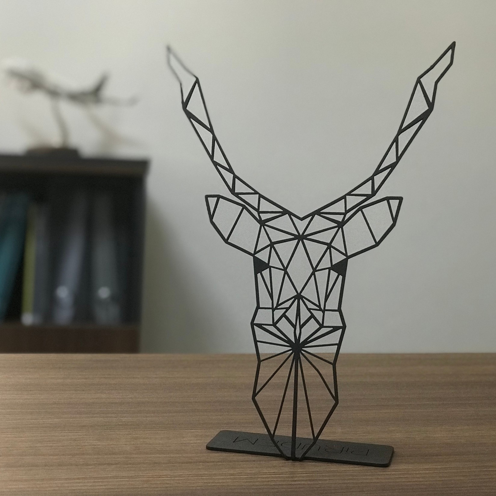 Aberto Design Dekorativna figura Geyik Pod, 2 mm, Crna