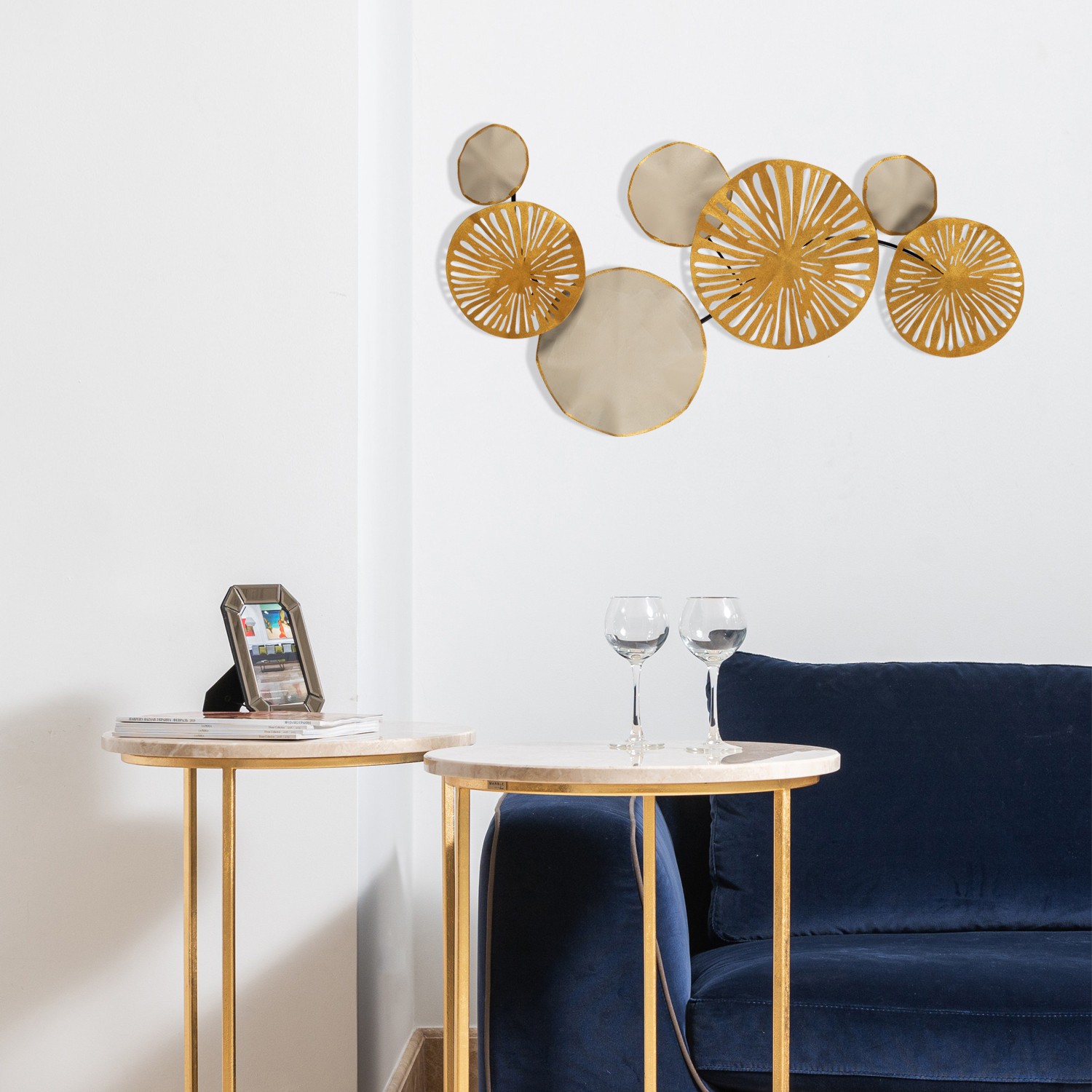 Zidna dekoracija Astrid-CH102-3, 79x35 cm, Šarena