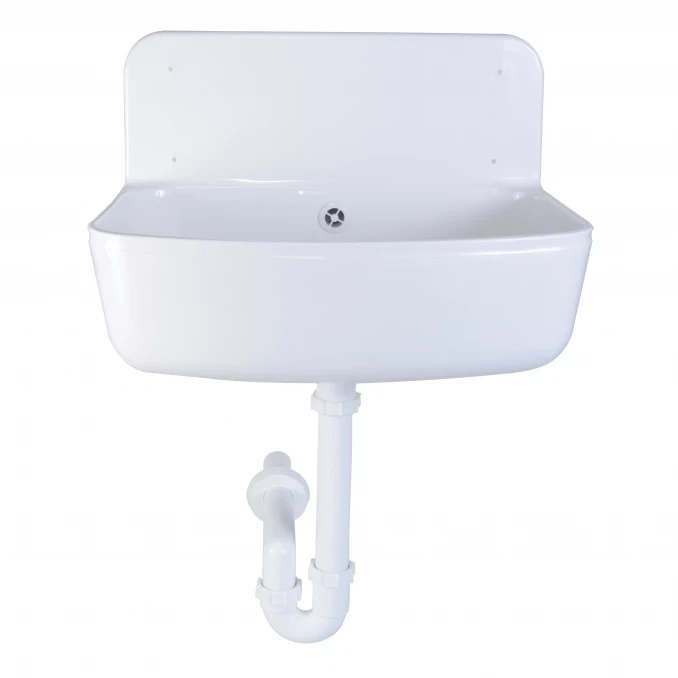 Styron Vanjski lavabo sa sifonom 350, Bijeli