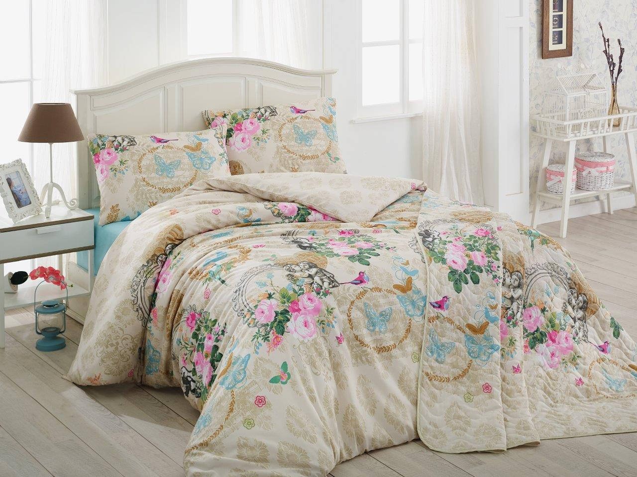 L'essentiel Maison Posteljina Anđeo, 200x220 cm, Šarene