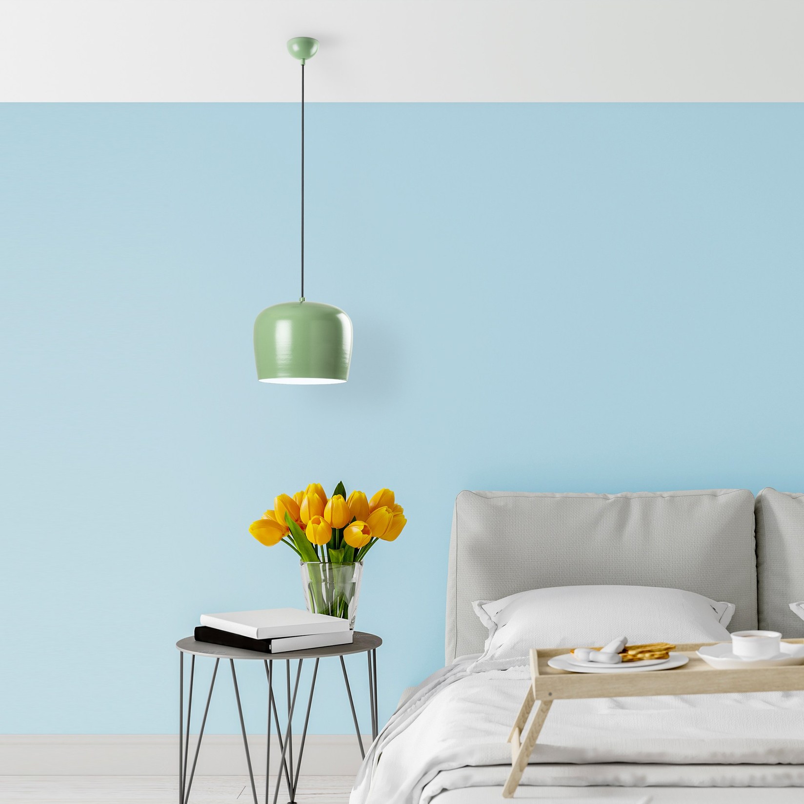 Opviq Luster Yozgat, 24-114 cm, O23 cm, zelena