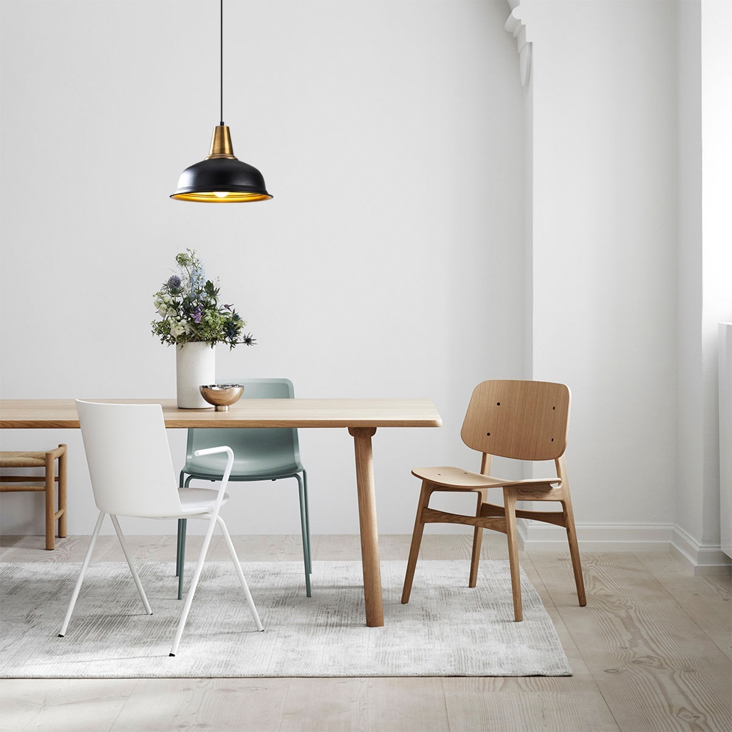 Opviq Luster Berceste-218-S, 120cm32x32 cm, E27, 40W, Crna