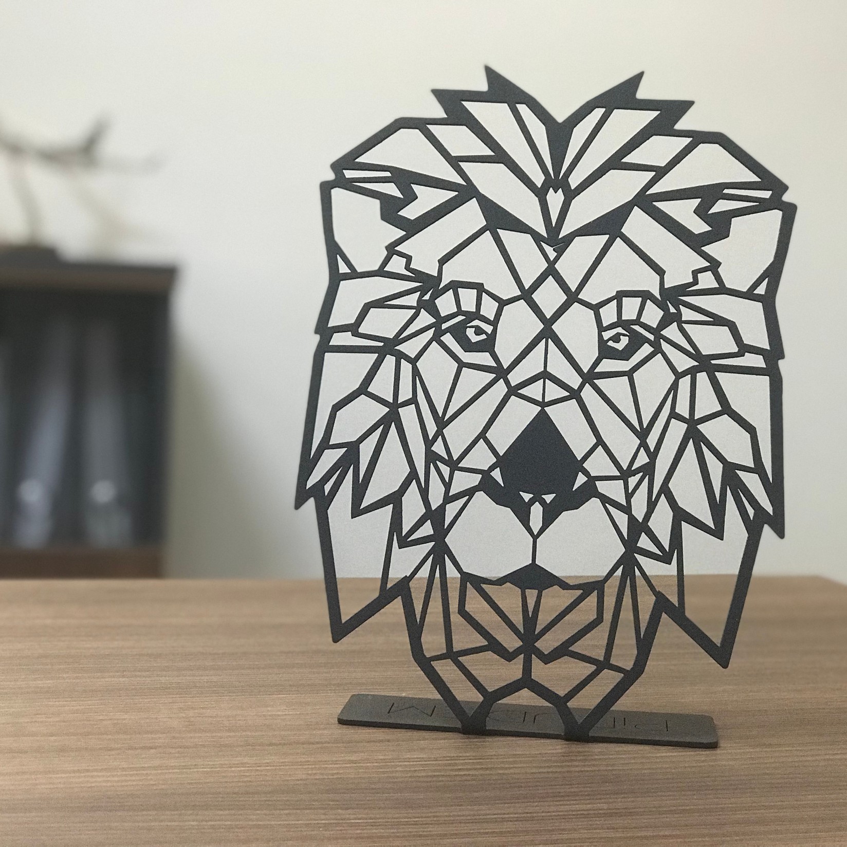 Aberto Design Dekorativna figura Aslan Pod, 2 mm, Crna