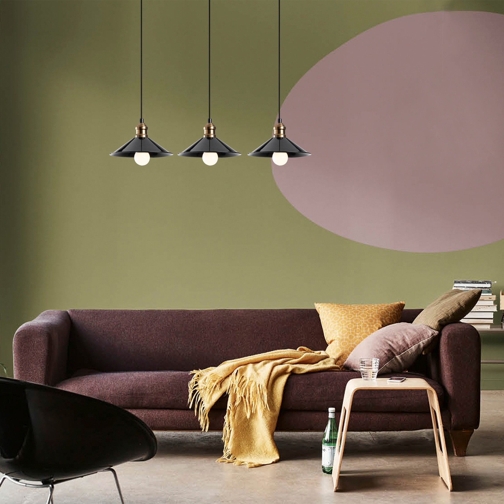 Opviq Luster Berceste-250-S1, 108 cm, 74 cm