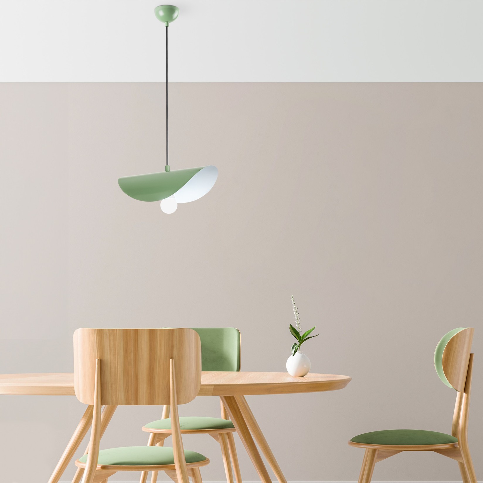 Opviq Luster Eger, 17-106cm, O10, E27, zelena