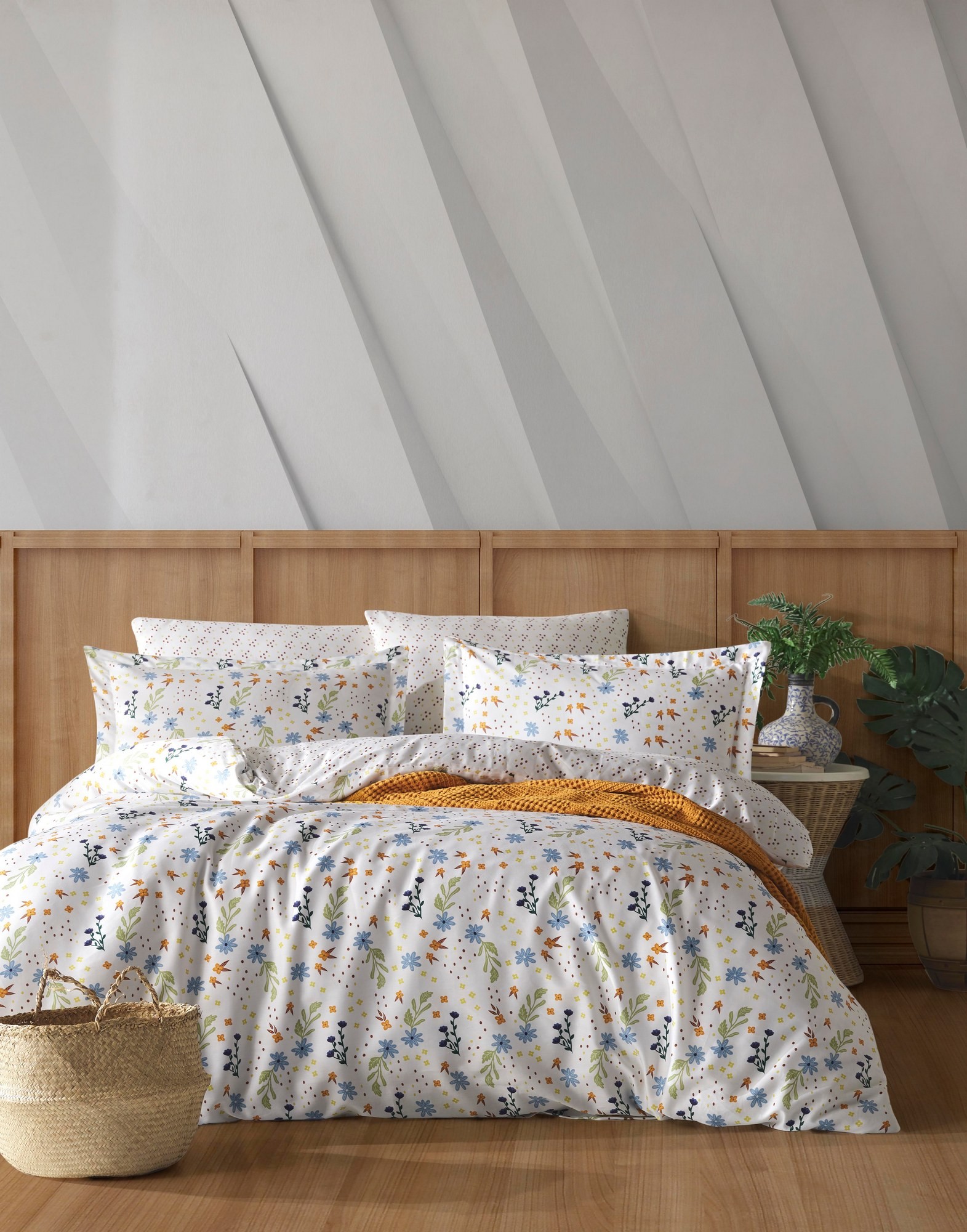 L'essentiel Maison set posteljine maj, 200x220cm, šareno