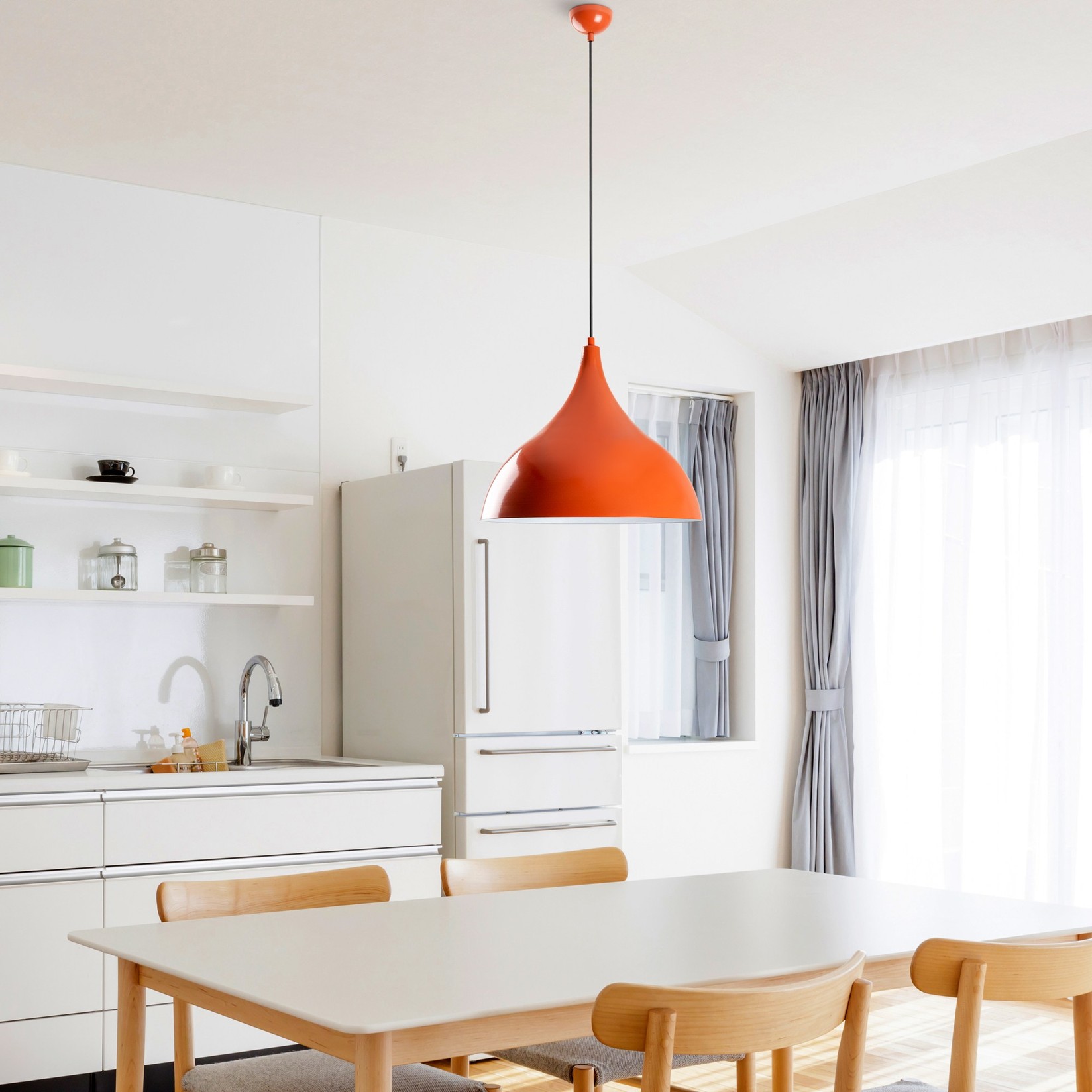 Opviq Luster Bitlisim, 42-133cm, O41 cm, Narandžasta