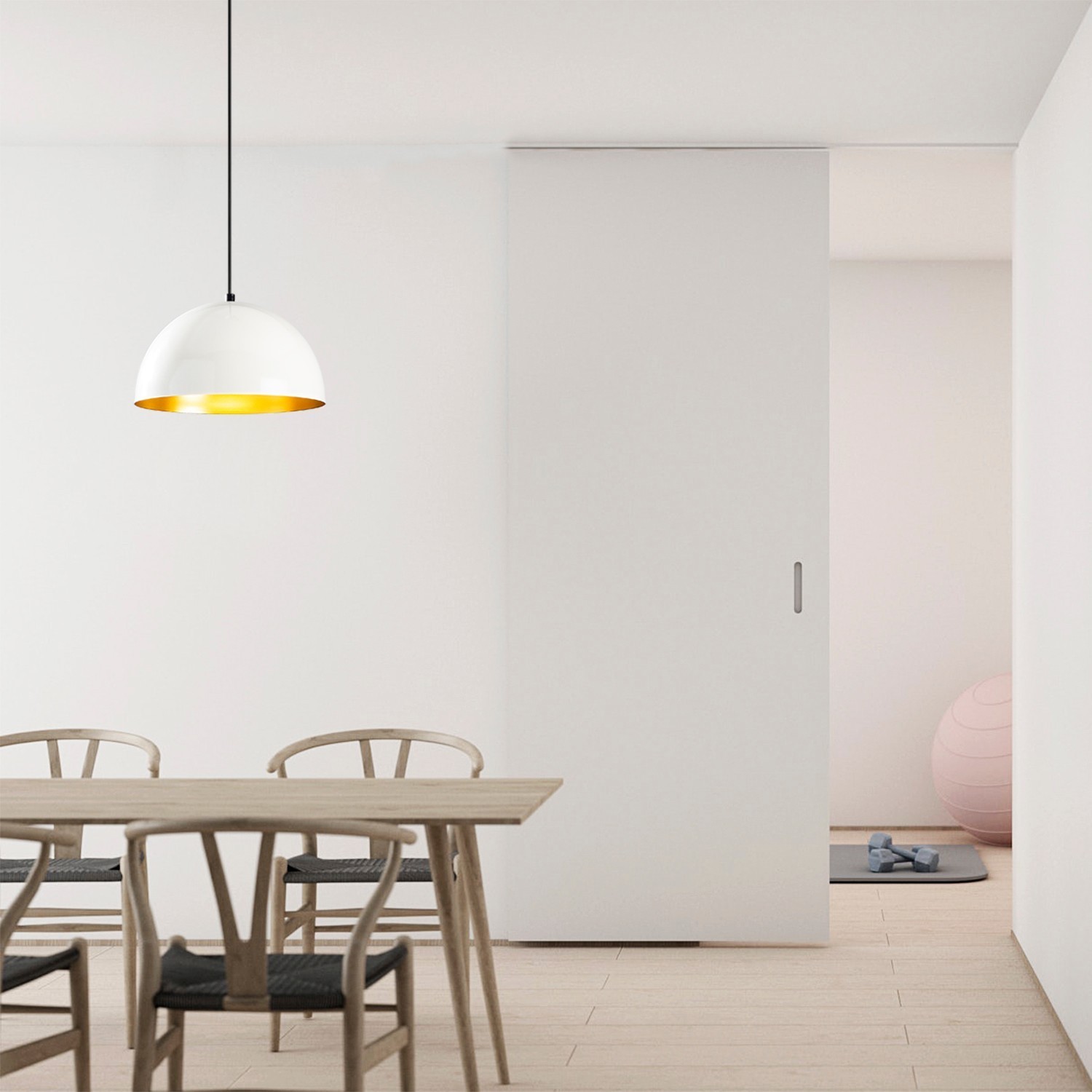 Opviq Luster Berceste-230-S, 111cm, 30x30cm, E27, 40W, Bijela