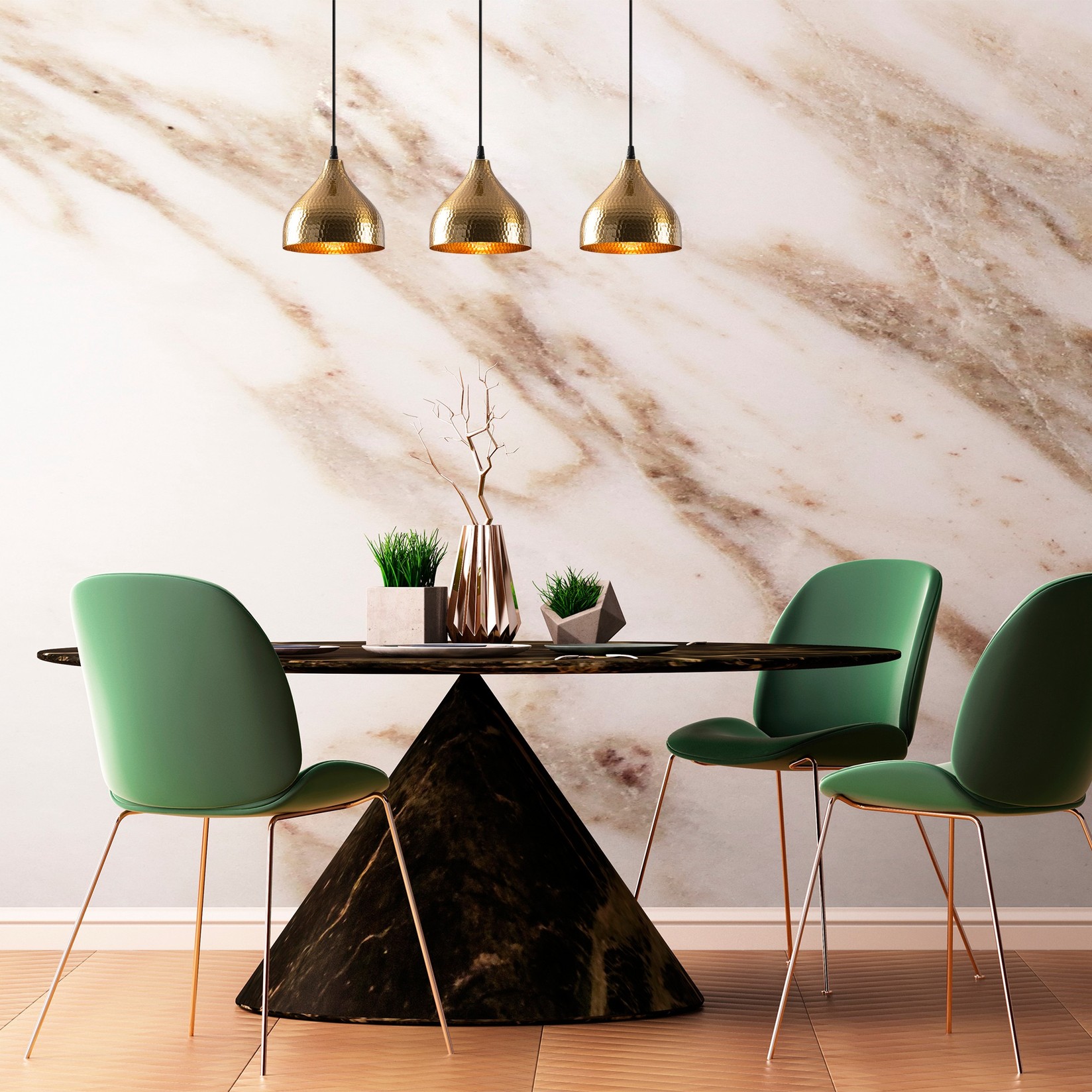 Opviq Luster Tattoo-6212, 114cm, 3xE27