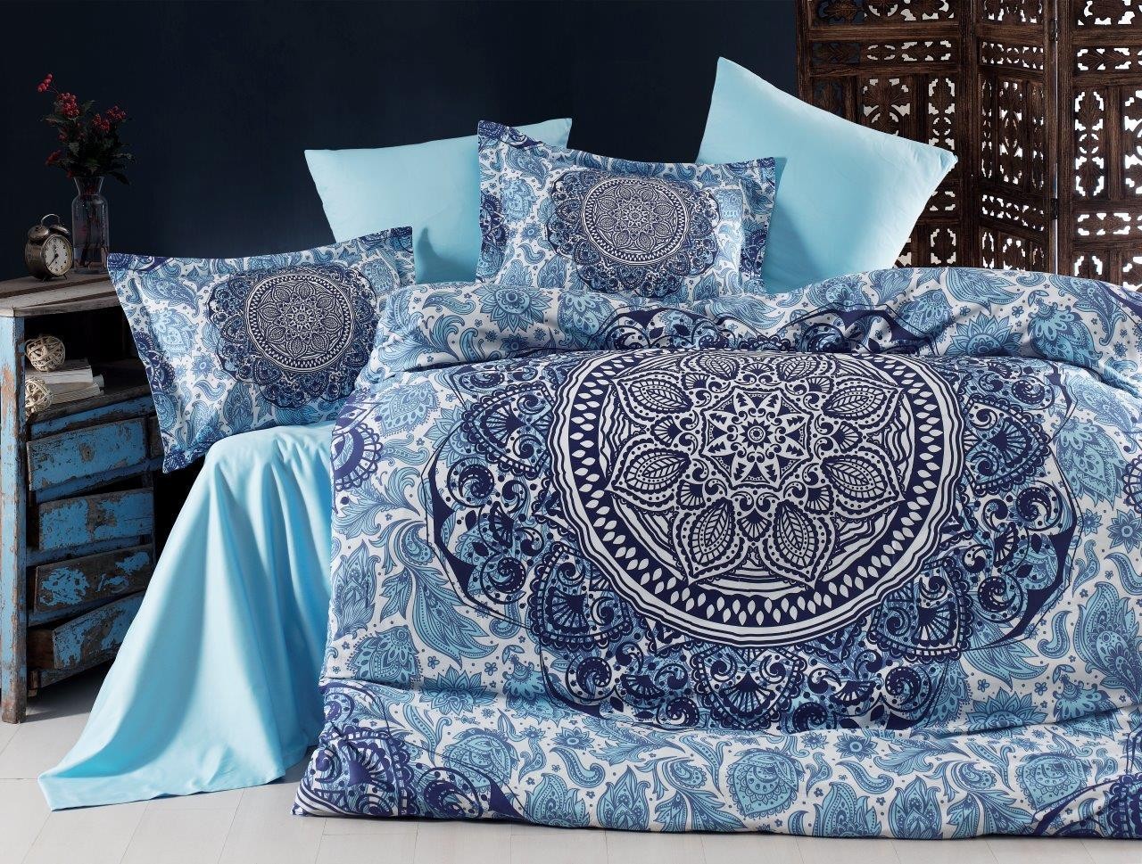 L'essentiel Maison Marcelo set posteljine, 200x220 cm, Šarene