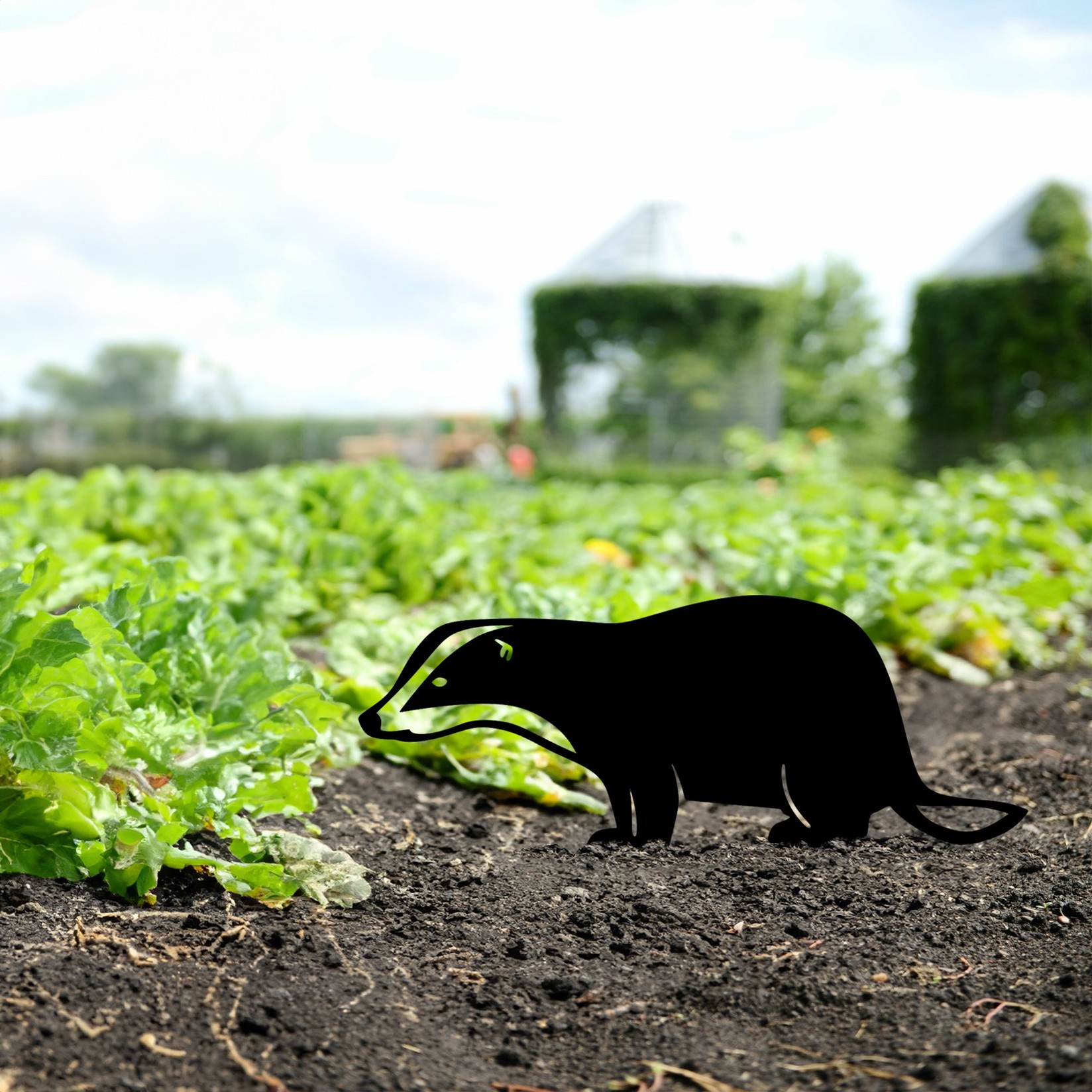 Aberto Design Dekorativna figura Jazavac 01, 32x45 cm, 1,5 mm