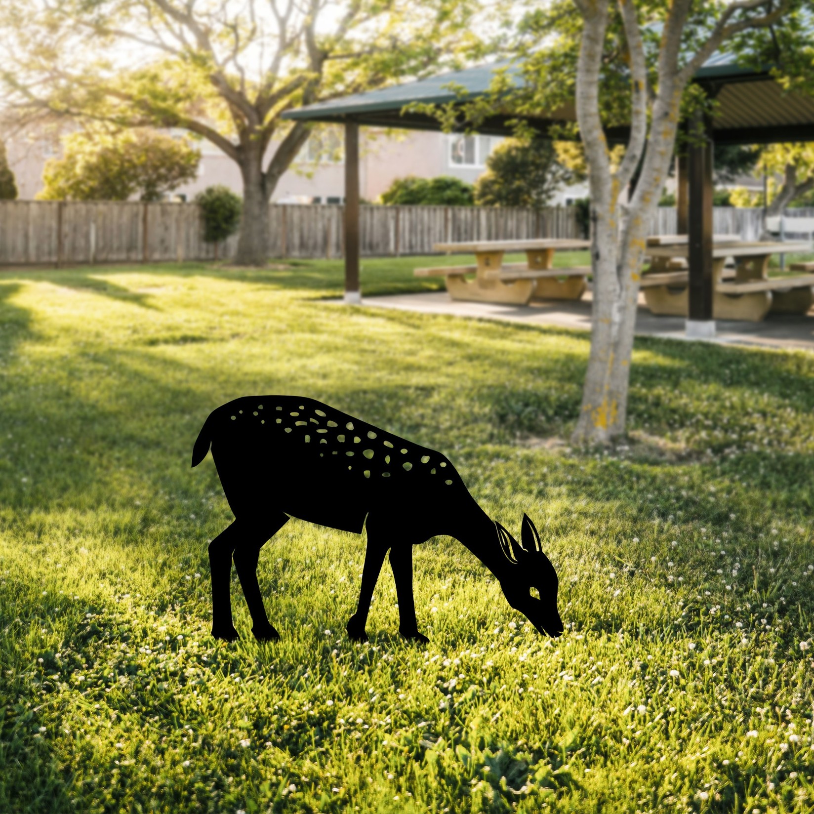 Aberto Design Gazelle 01 dekorativna figura, 64x72 cm, 1,5 mm