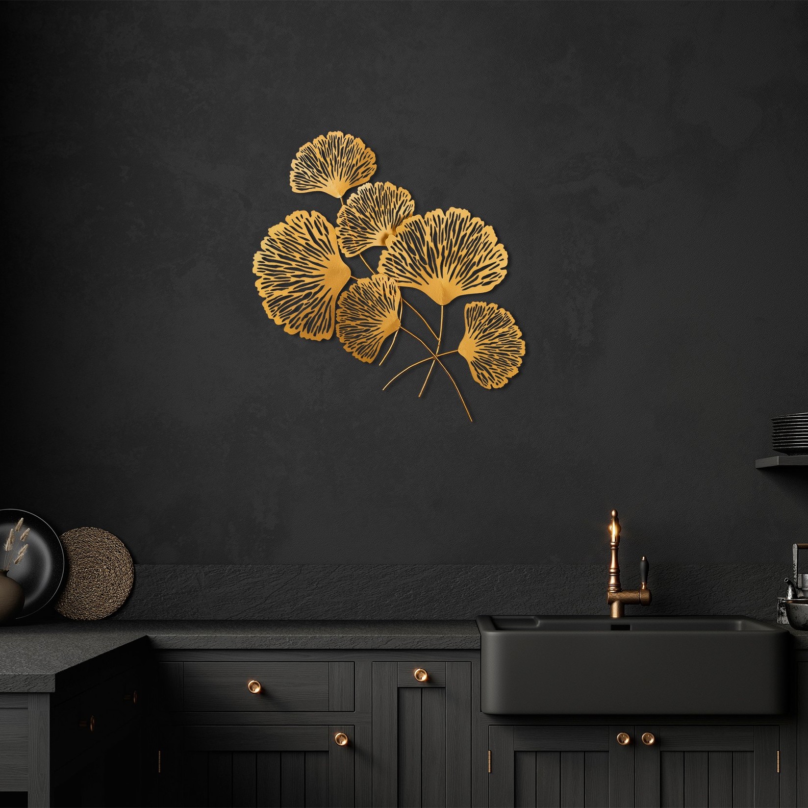 Wallity Zidna dekoracija Tween, 58x75 cm, 1,5 mm, zlatne boje