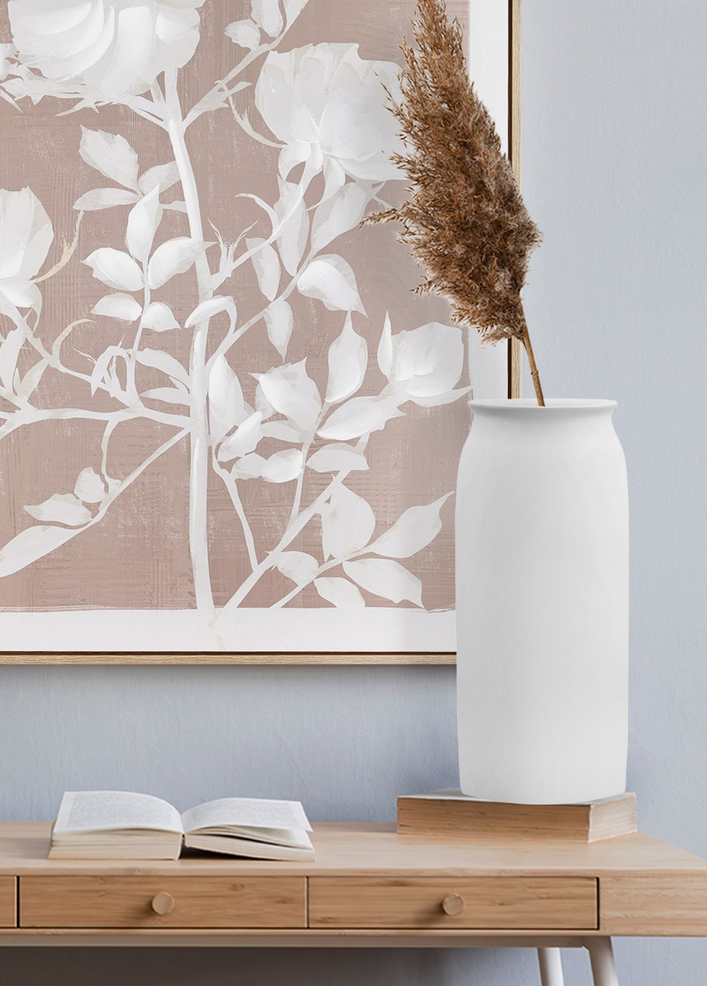 Aberto Design vaza DKR0486, 18x18x41 cm, bijela