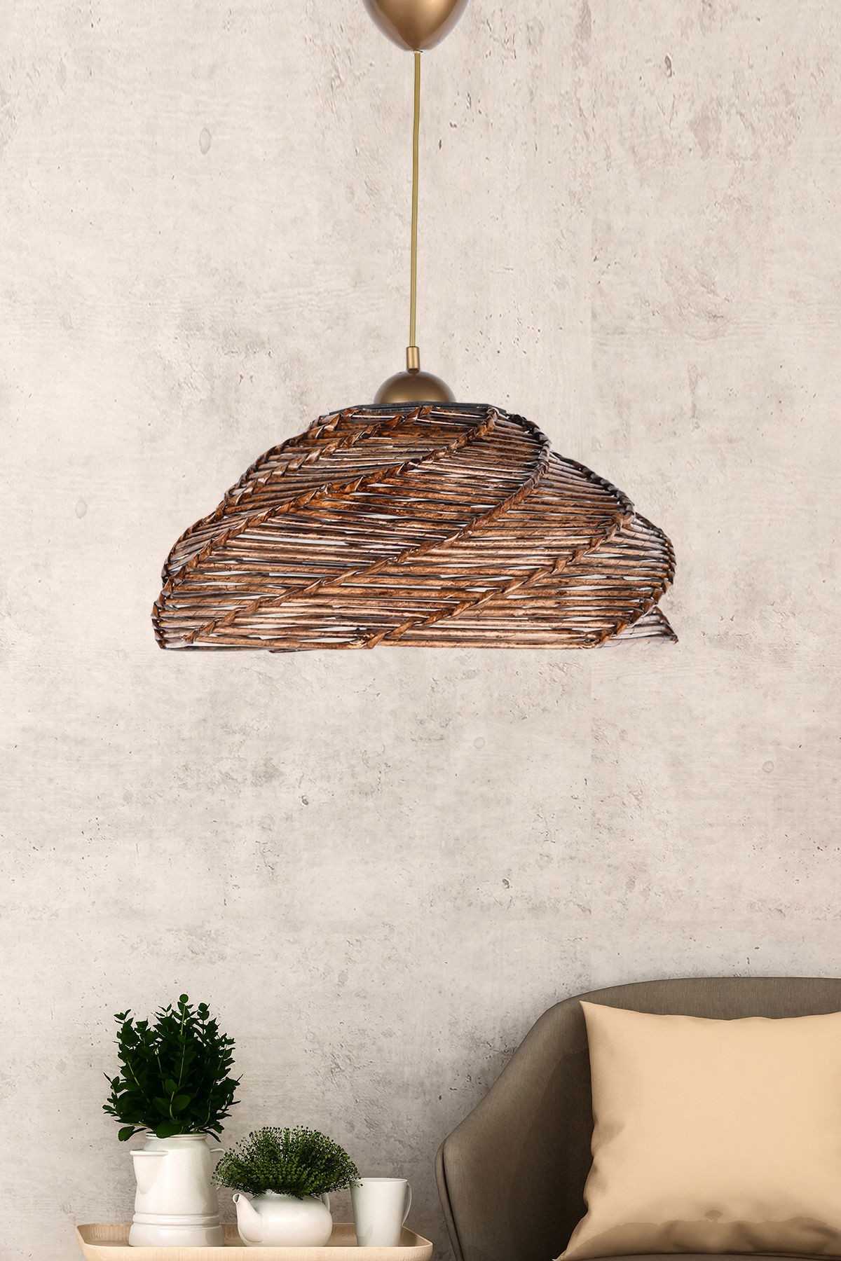 Opviq luster ovalni, 65cm, E27