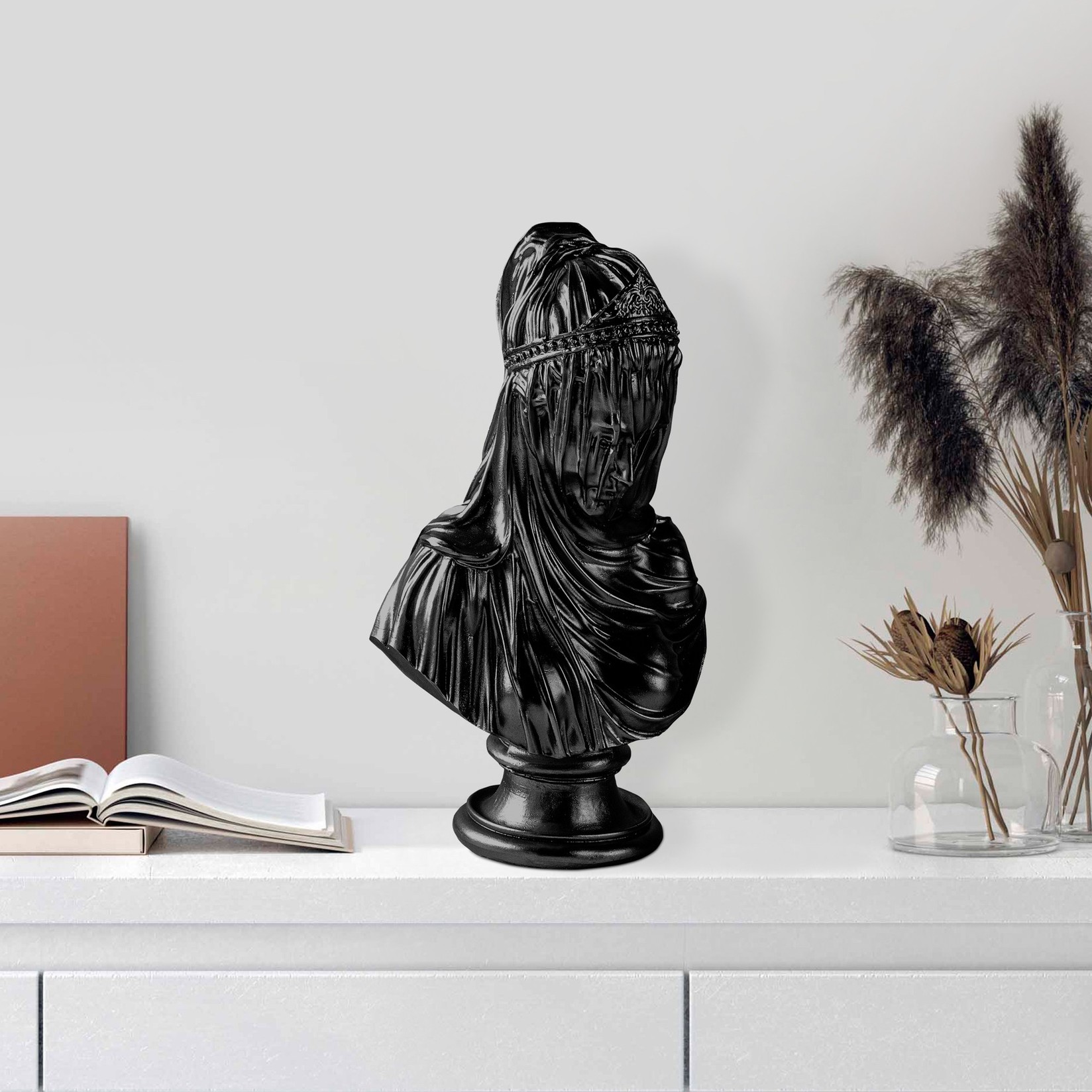 Aberto Design Dekorativna figura Yak-038-B, 20x35x15 cm