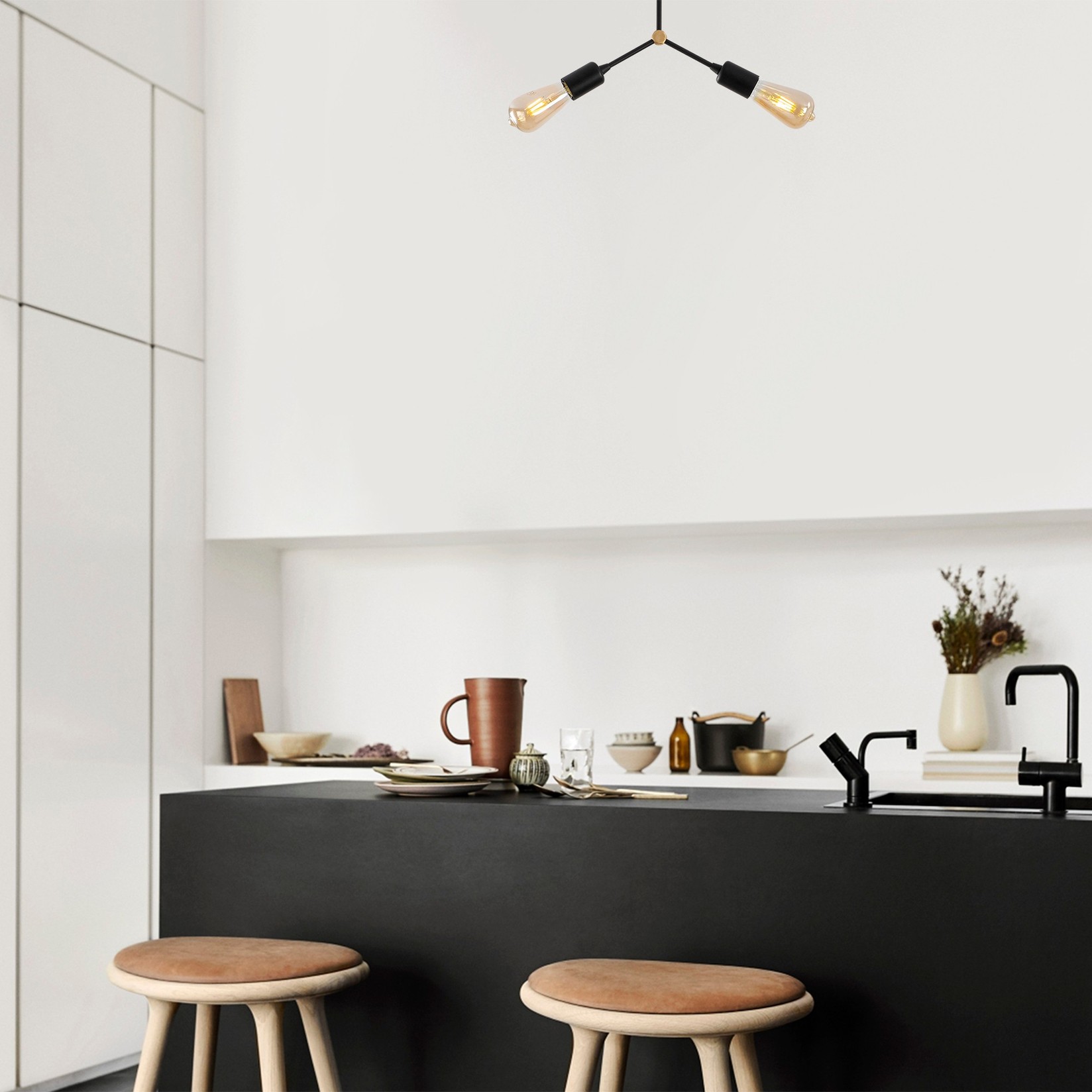 Opviq Luster Sparrow-1252, 26cm, 34x10cm 2xE27, 40W