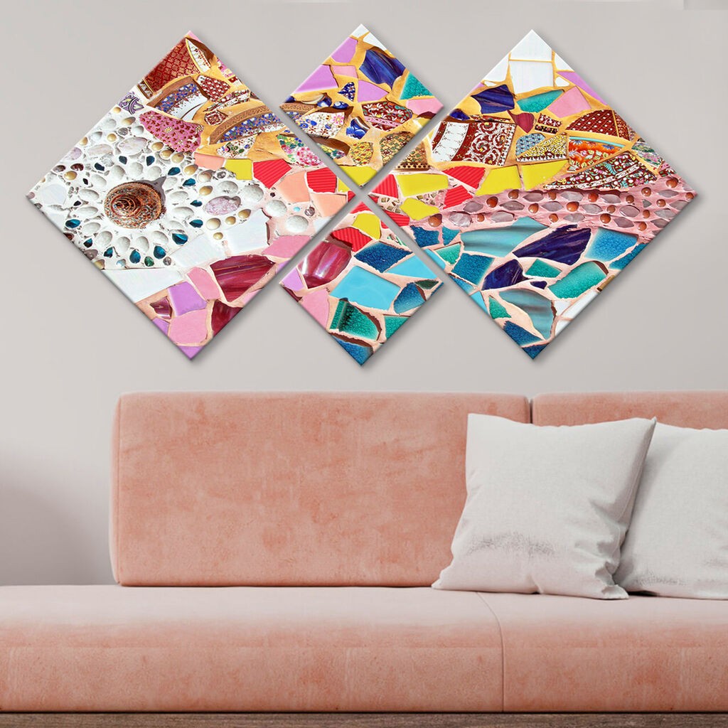 Wallity slika 4MDF548881012, 60x115 cm, 4 dijela