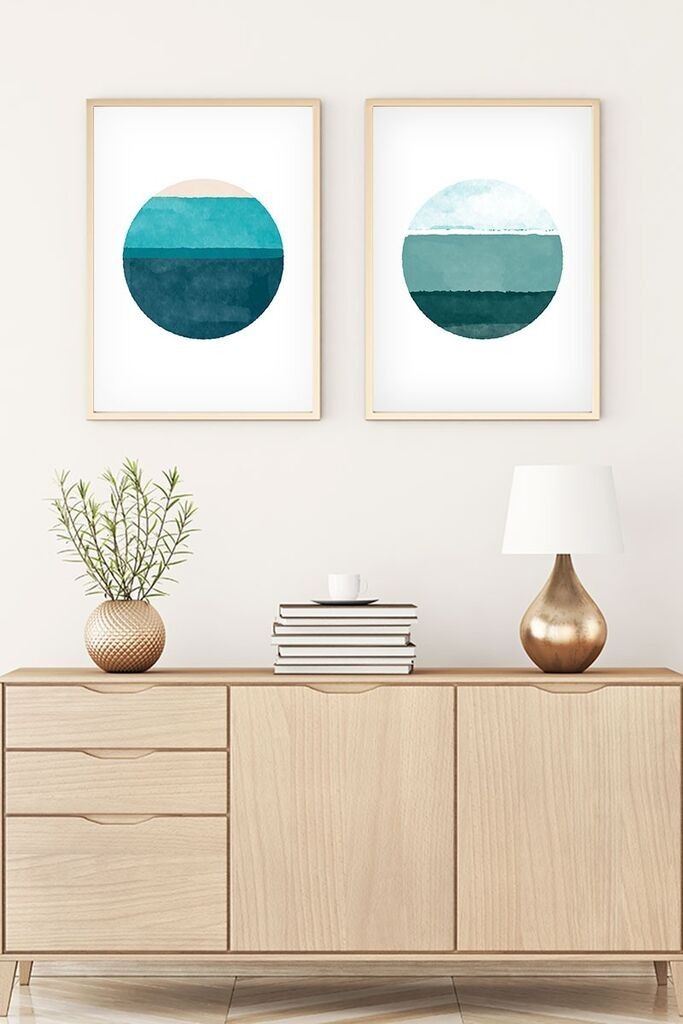 Wallity Uokvirena slika Huhu72, 20x30 cm, 2 dijela