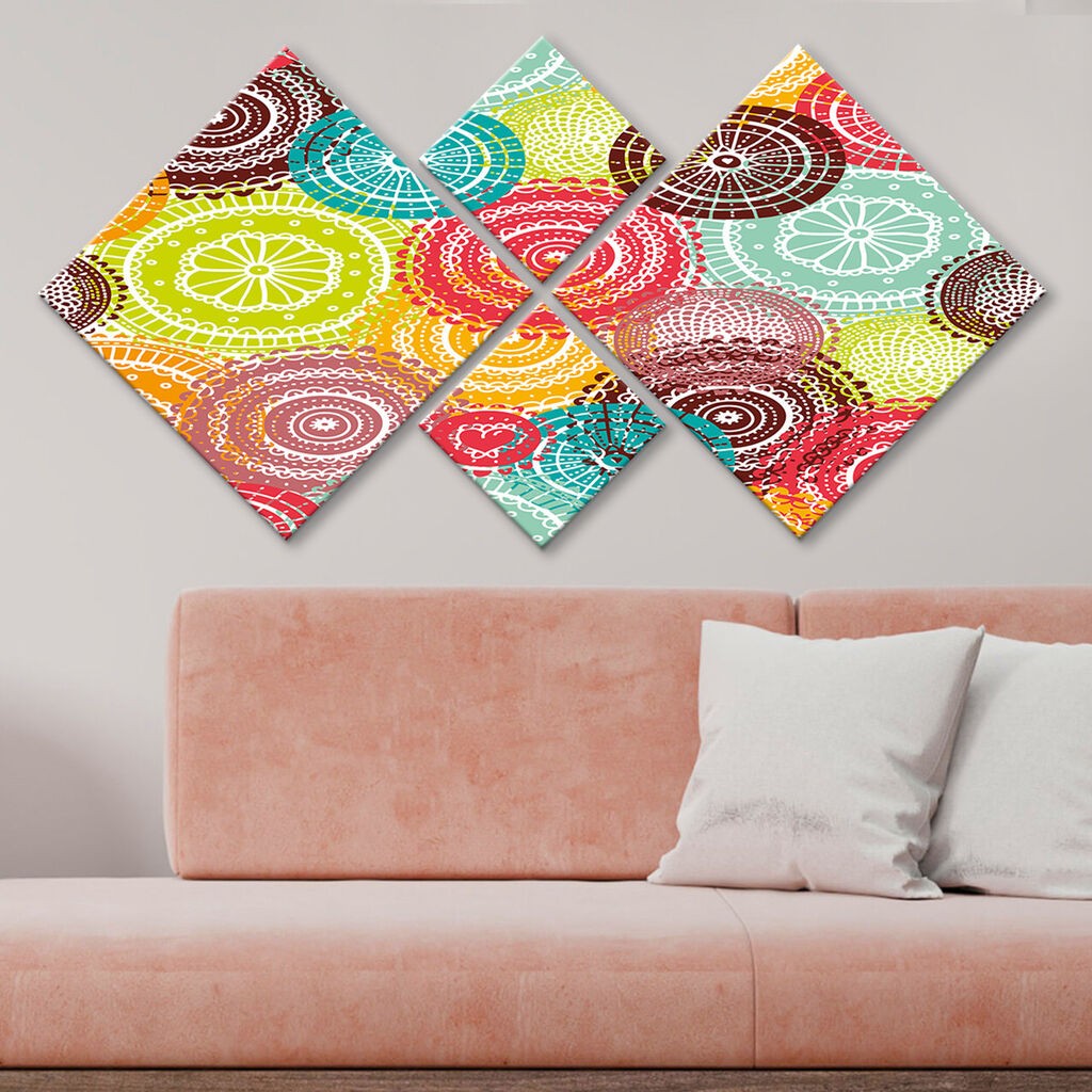 Wallity slika 4MDF4155716, 60x115 cm, 4 dijela