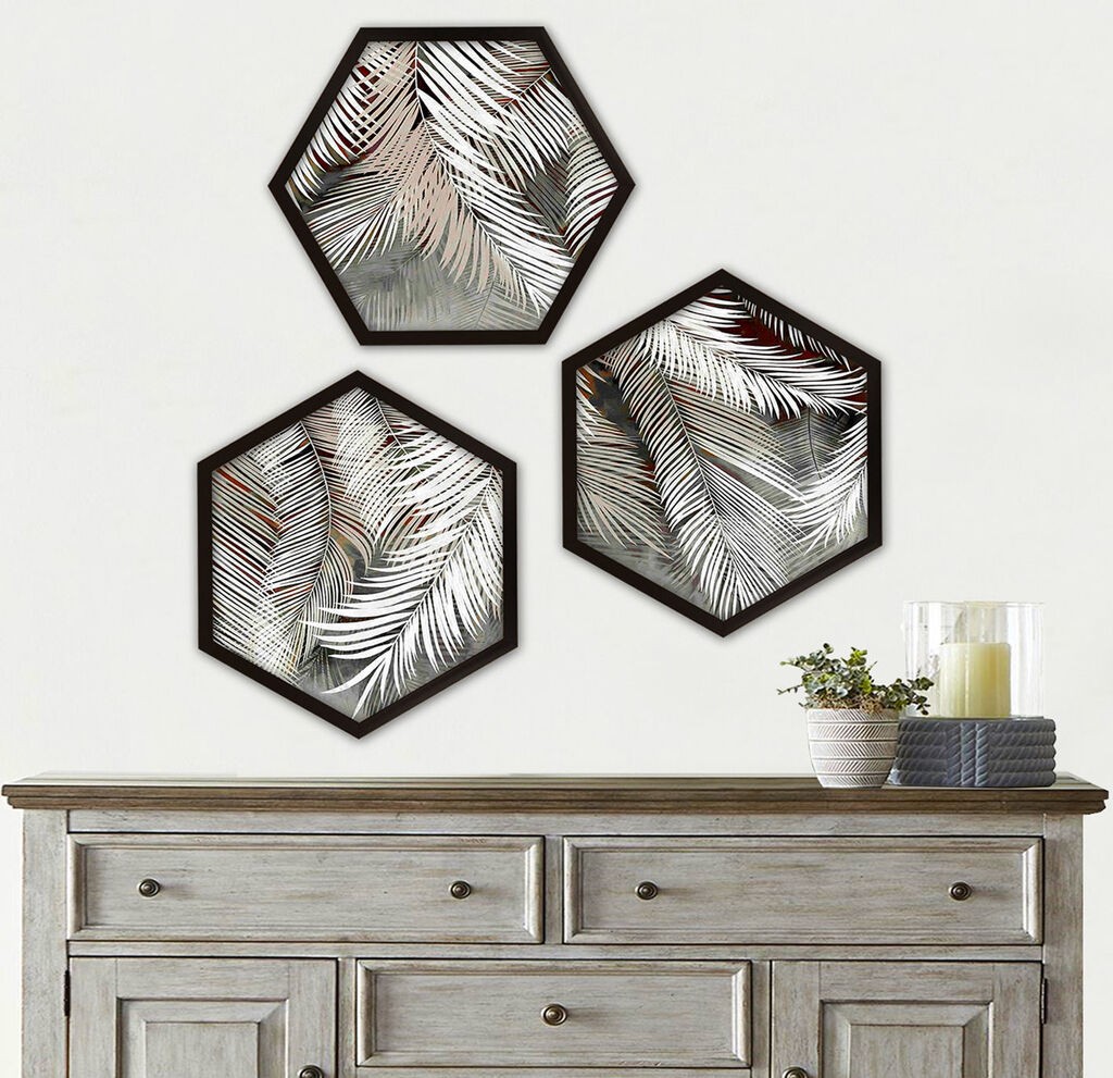 Wallity Uokvirena slika 6GEN157879, 35x35 cm, 3 dijela