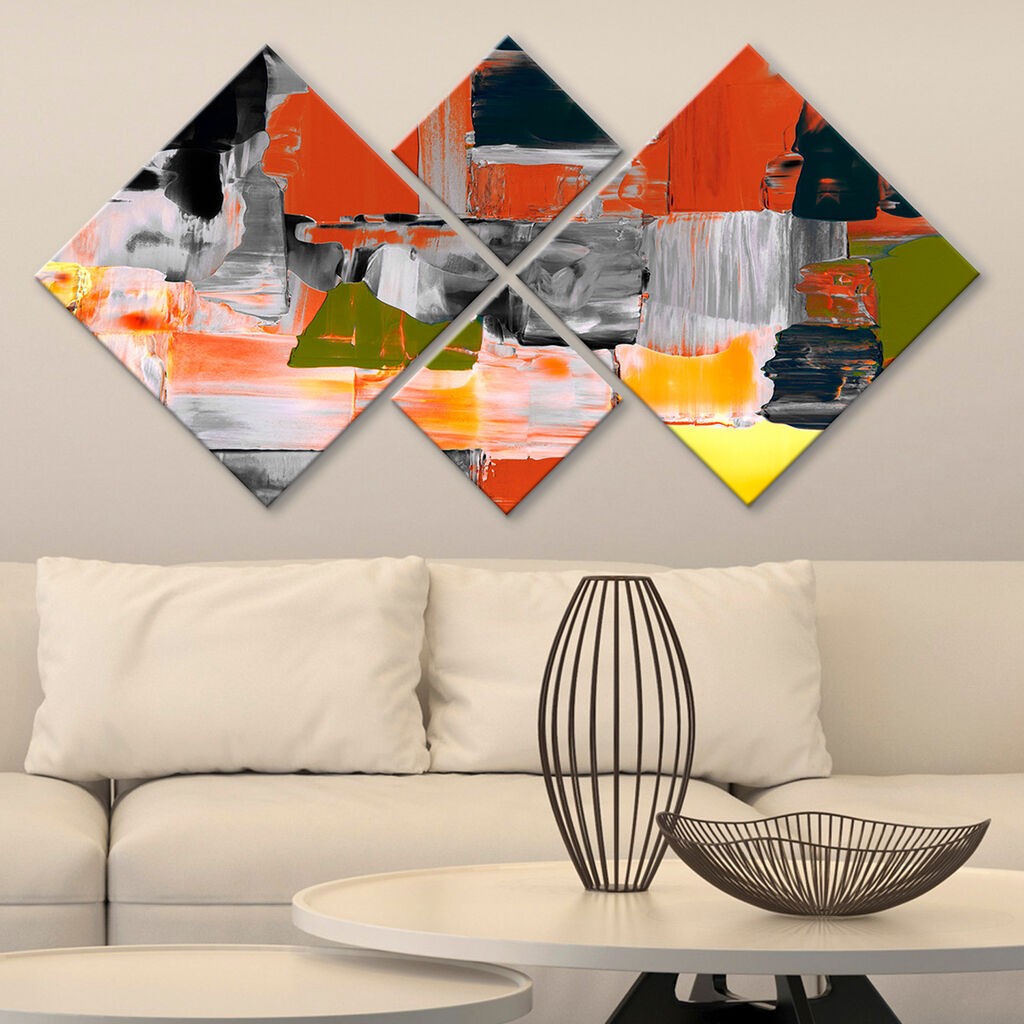 Wallity slika 4MDF3418103, 60x115 cm, 4 dijela