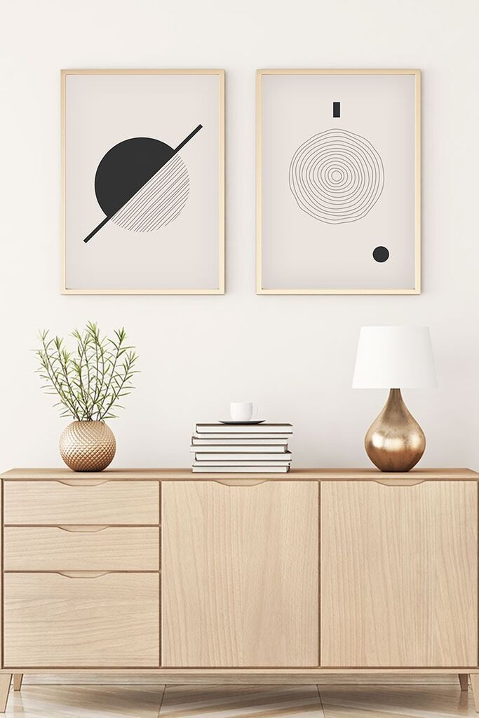 Uramljena slika Wallity Huhu85, 50x70 cm, 2 dijela