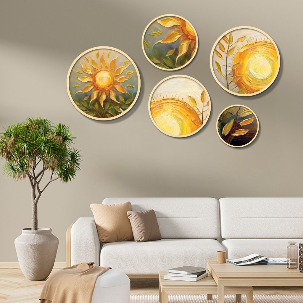 Wallity Uokvirena slika Yats-25, 5 dijelova