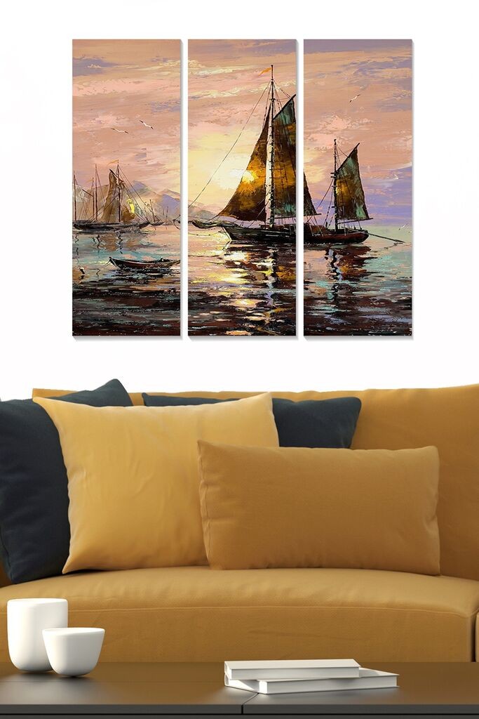 Wallity slika MDF1063275, 70x50 cm, 3 dijela