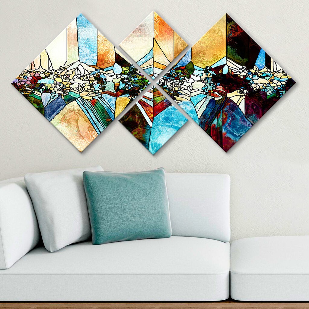 Wallity slika 4MDF767216008, 60x115 cm, 4 dijela