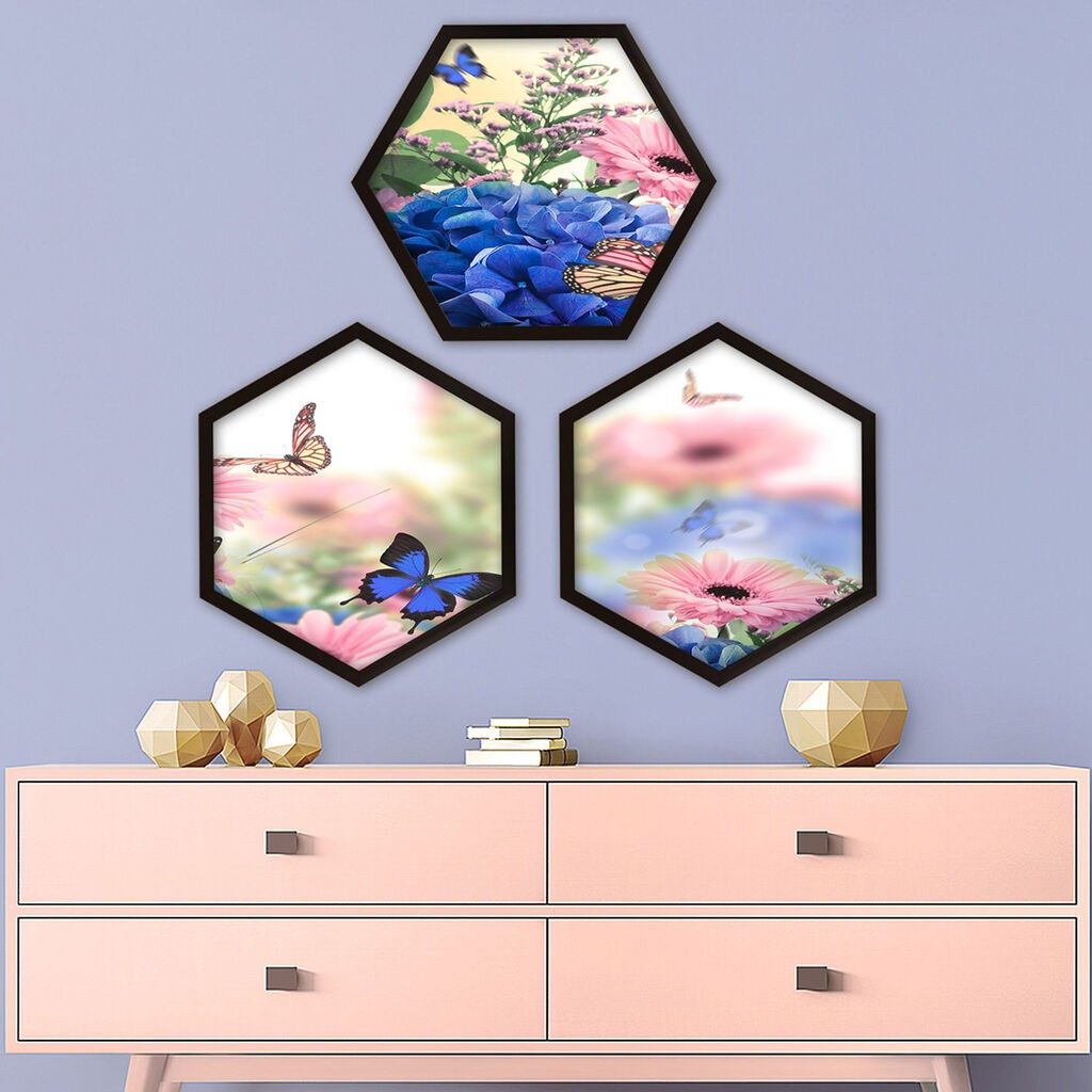 Wallity Uokvirena slika 6GEN524287114, 35x35 cm, 3 dijela