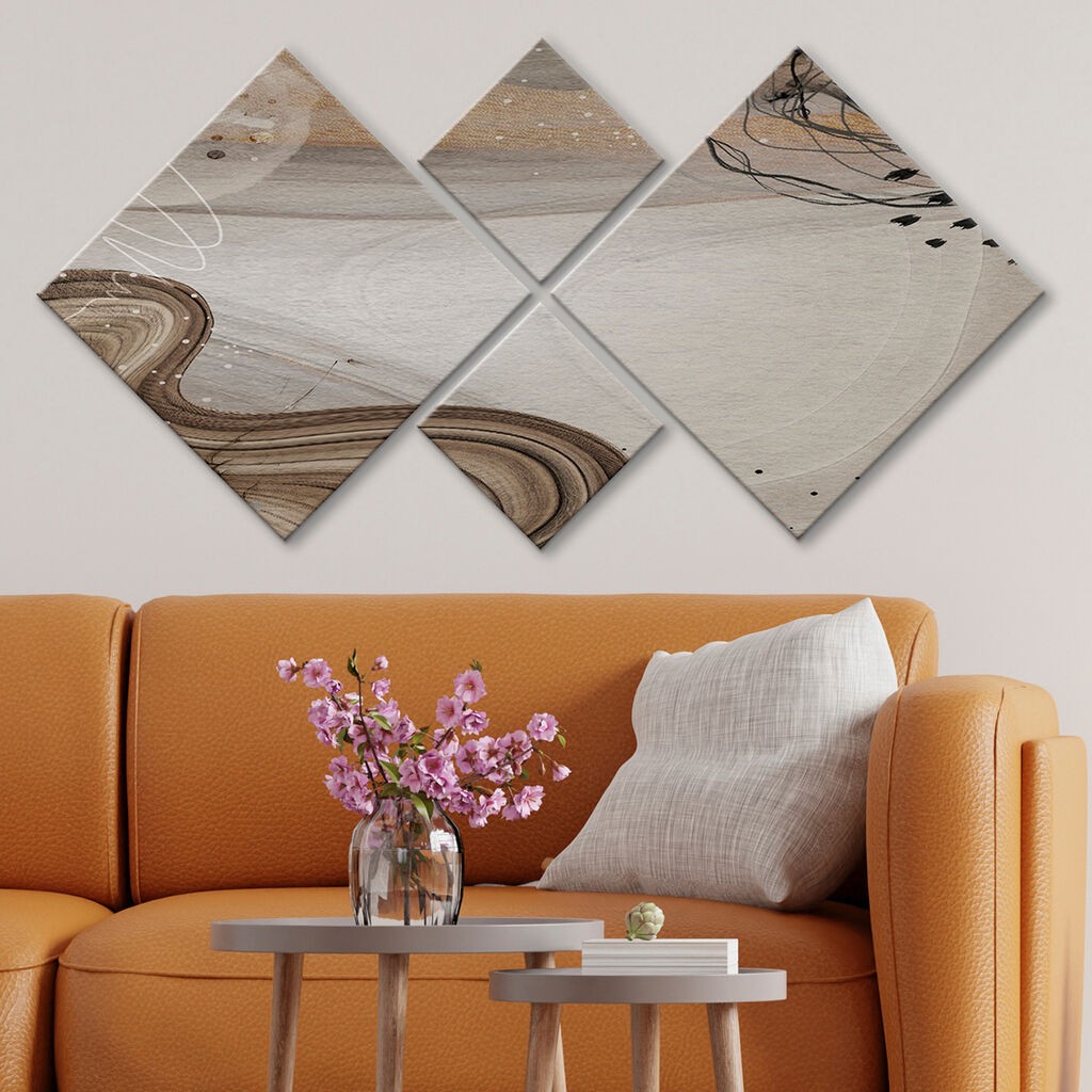 Wallity slika 4MDF2209841, 60x115 cm, 4 dijela