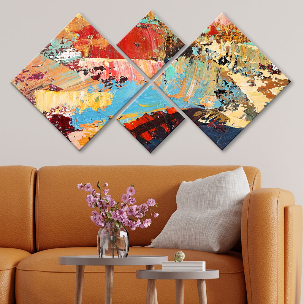 Wallity slika 4MDF533438770, 60x115 cm, 4 dijela