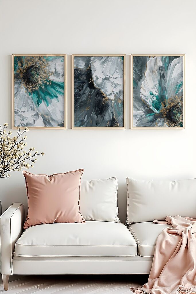 Uramljena slika Wallity Huhu472, 20x30 cm, 3 dijela