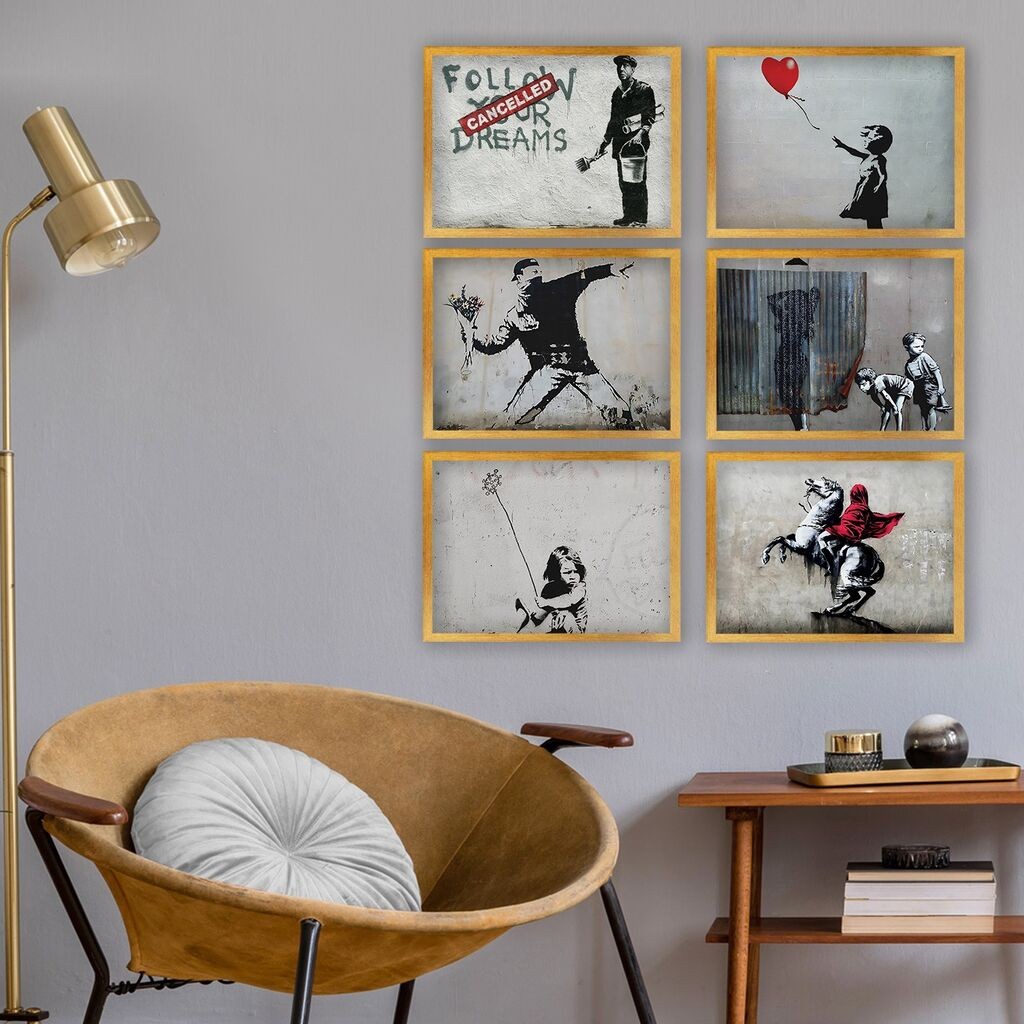 Wallity Uokvirena slika 6AC9625_3545, 35x45 cm, 6 dijelova