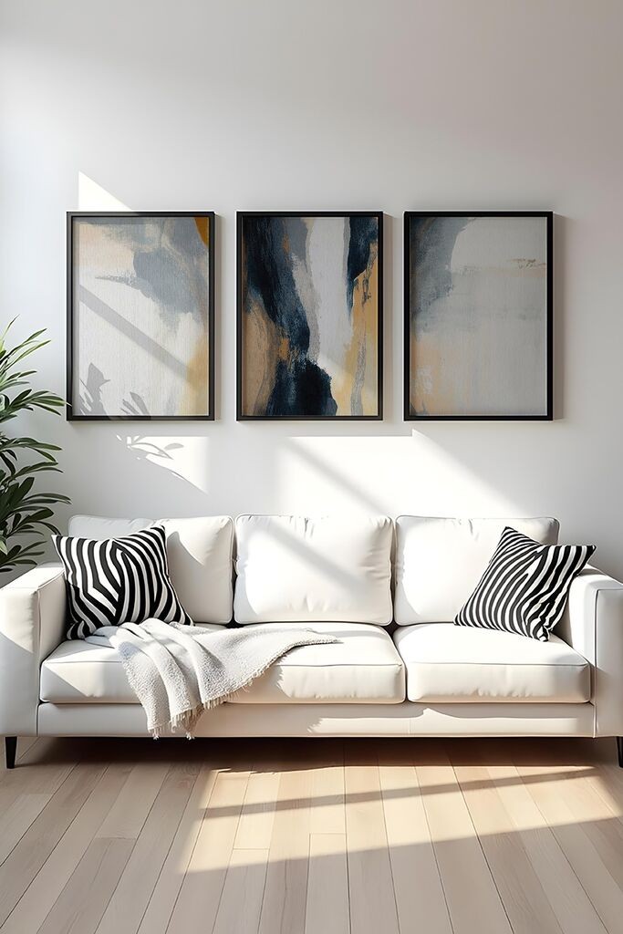 Wallity Uokvirena slika Huhu484S, 30x40 cm, 3 dijela