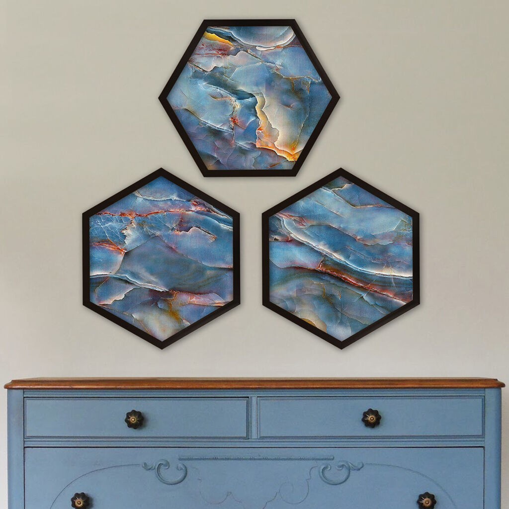 Wallity Uokvirena slika 6GEN657900613, 35x35 cm, 3 dijela