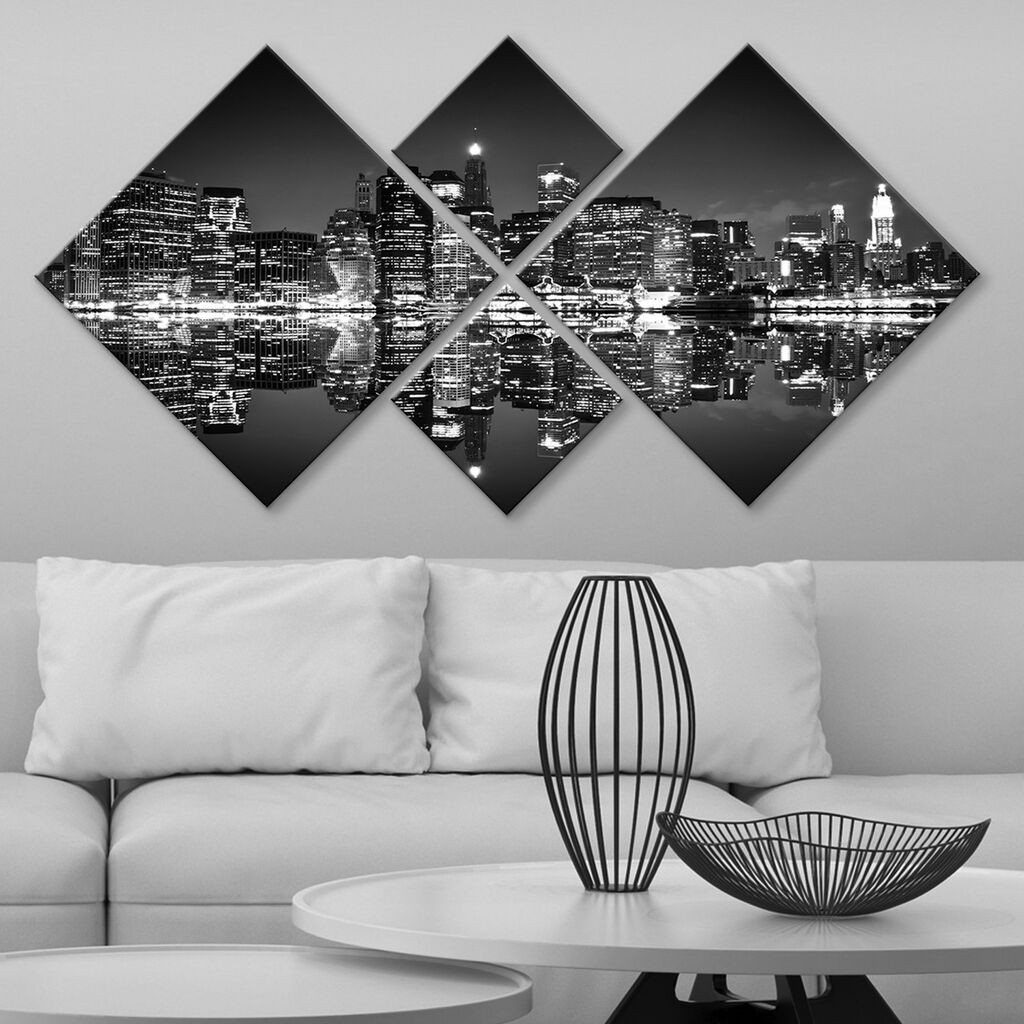 Wallity slika 4MDF103151318, 60x115 cm, 4 dijela