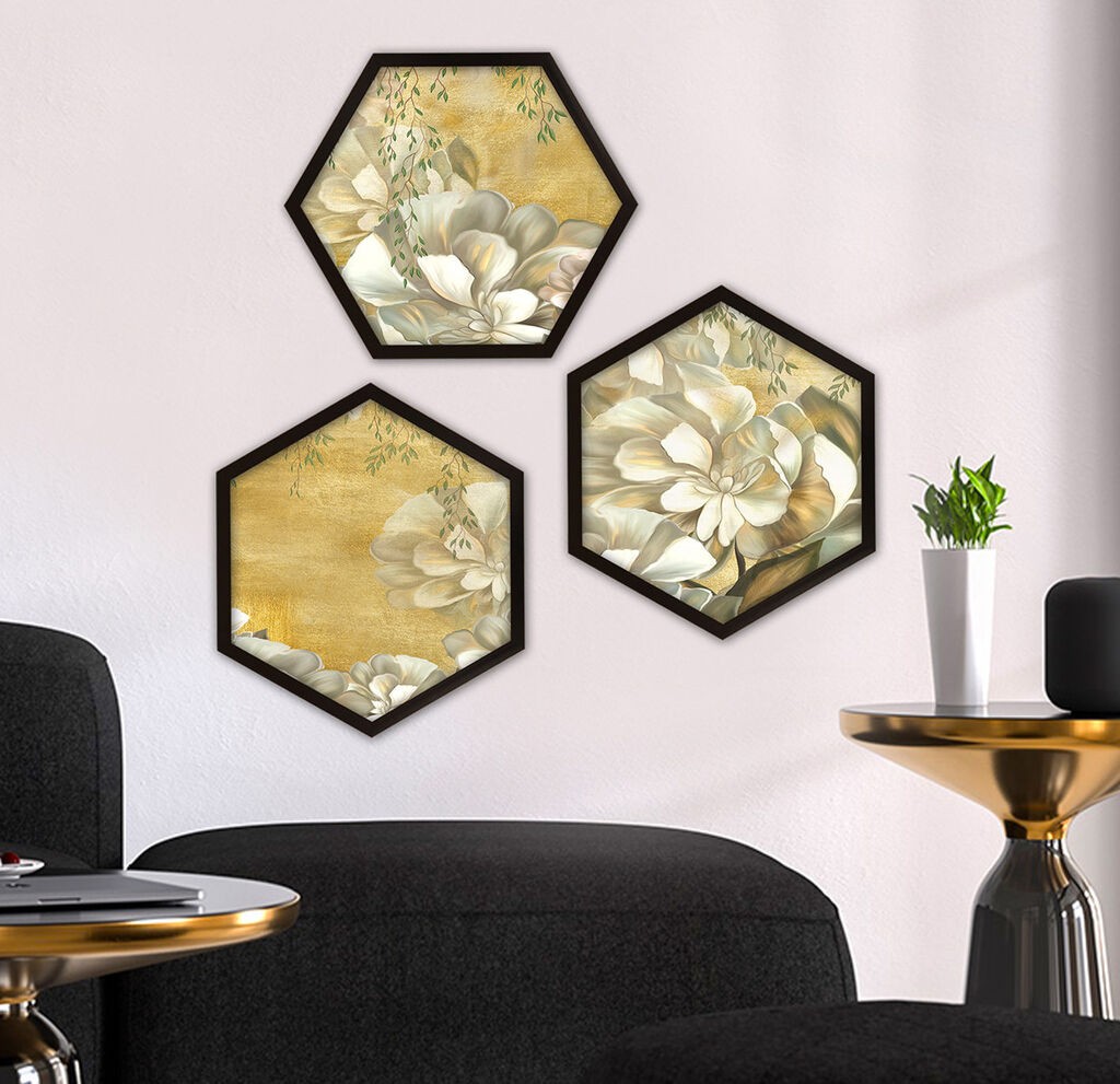 Wallity Uokvirena slika 6GEN187459722, 35x35 cm, 3 dijela