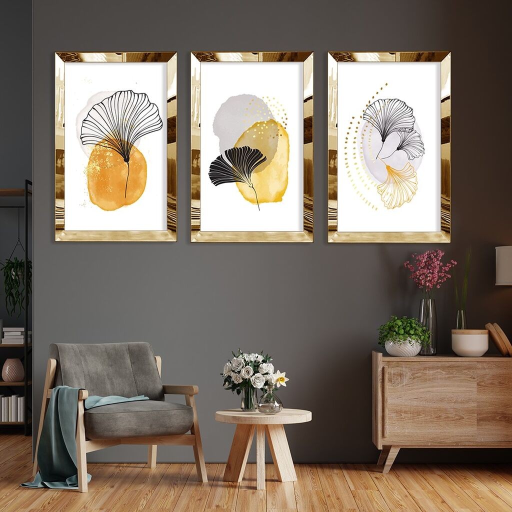 Zidna slika Huhu395, 30x40 cm, 3 dijela