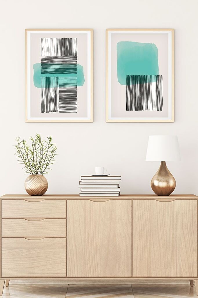 Wallity Uokvirena slika Huhu140, 20x30 cm, 2 dijela