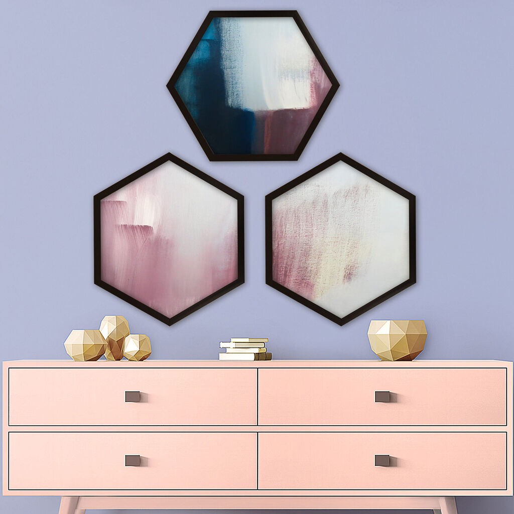 Wallity Uokvirena slika 6GEN772045333, 35x35 cm, 3 dijela